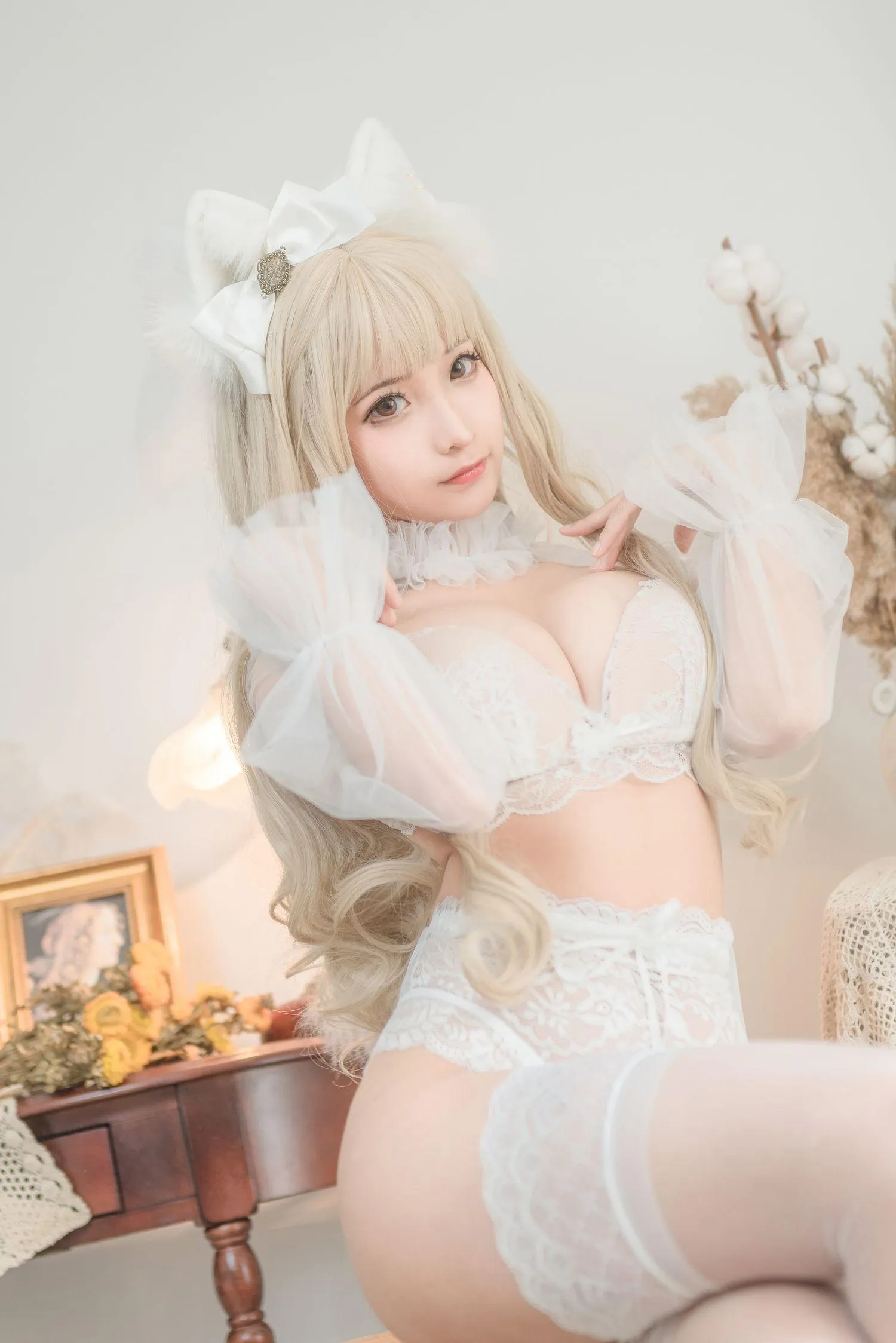 蠢沫沫 NO.058 白猫 [40P]插图6