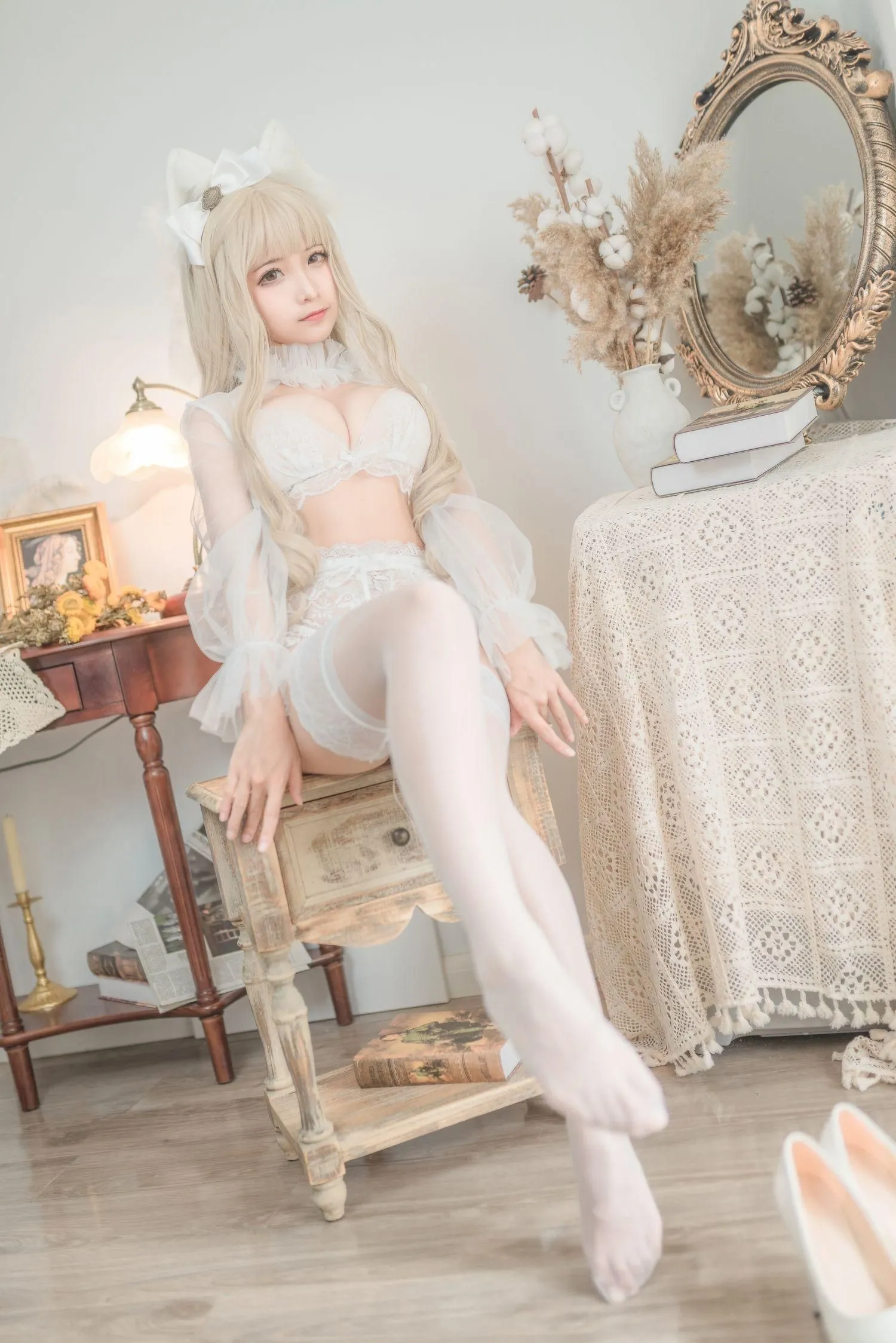 蠢沫沫 NO.058 白猫 [40P]插图8