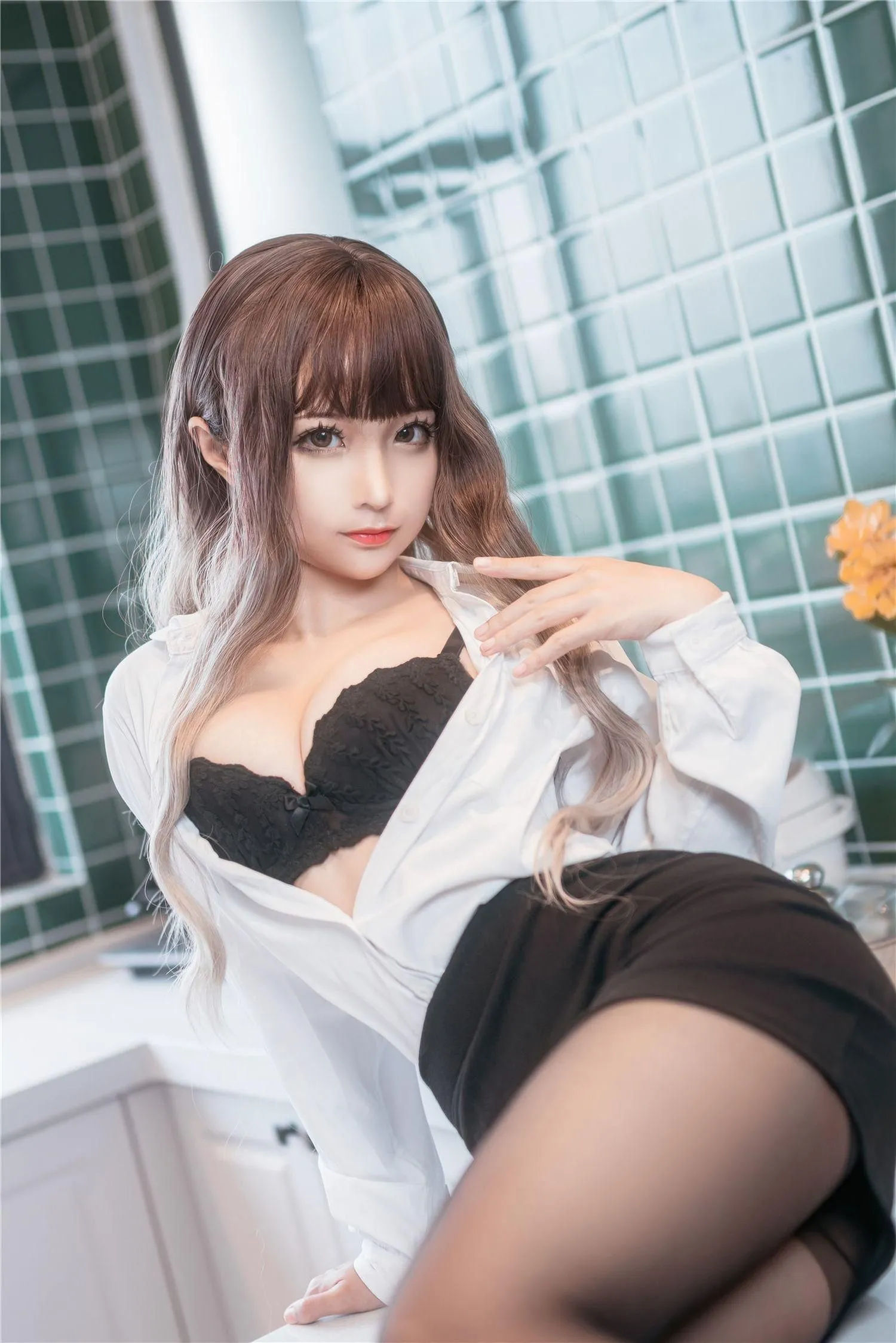 蠢沫沫 NO.077 制服 [52P]插图3