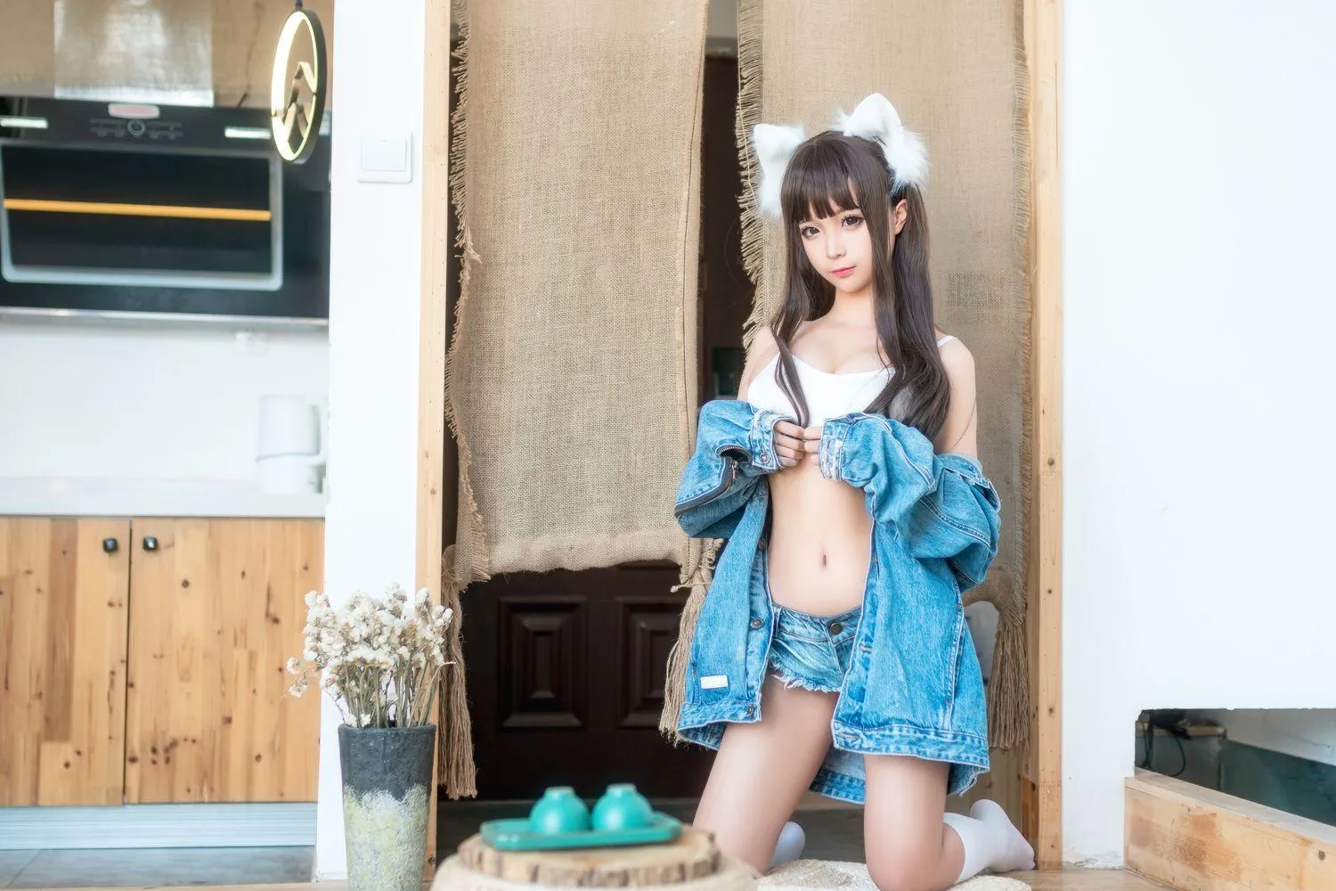 蠢沫沫 NO.080 牛仔衣 [40P]插图5