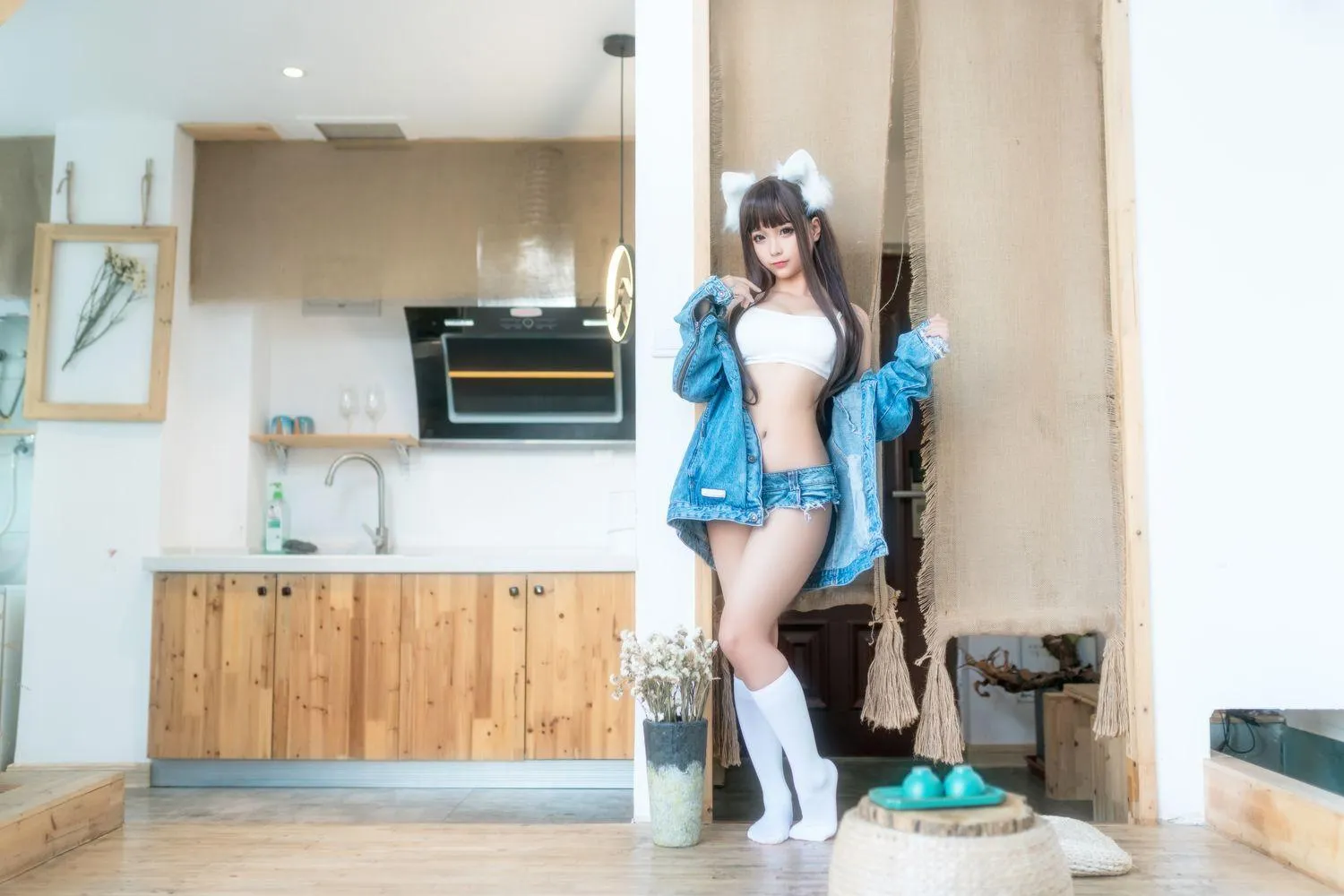 蠢沫沫 NO.080 牛仔衣 [40P]插图1