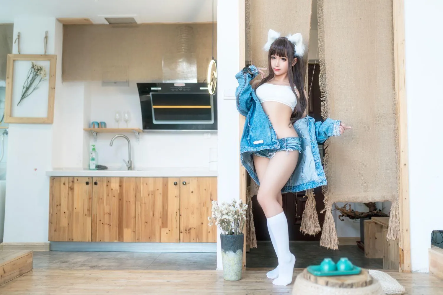 蠢沫沫 NO.080 牛仔衣 [40P]插图2