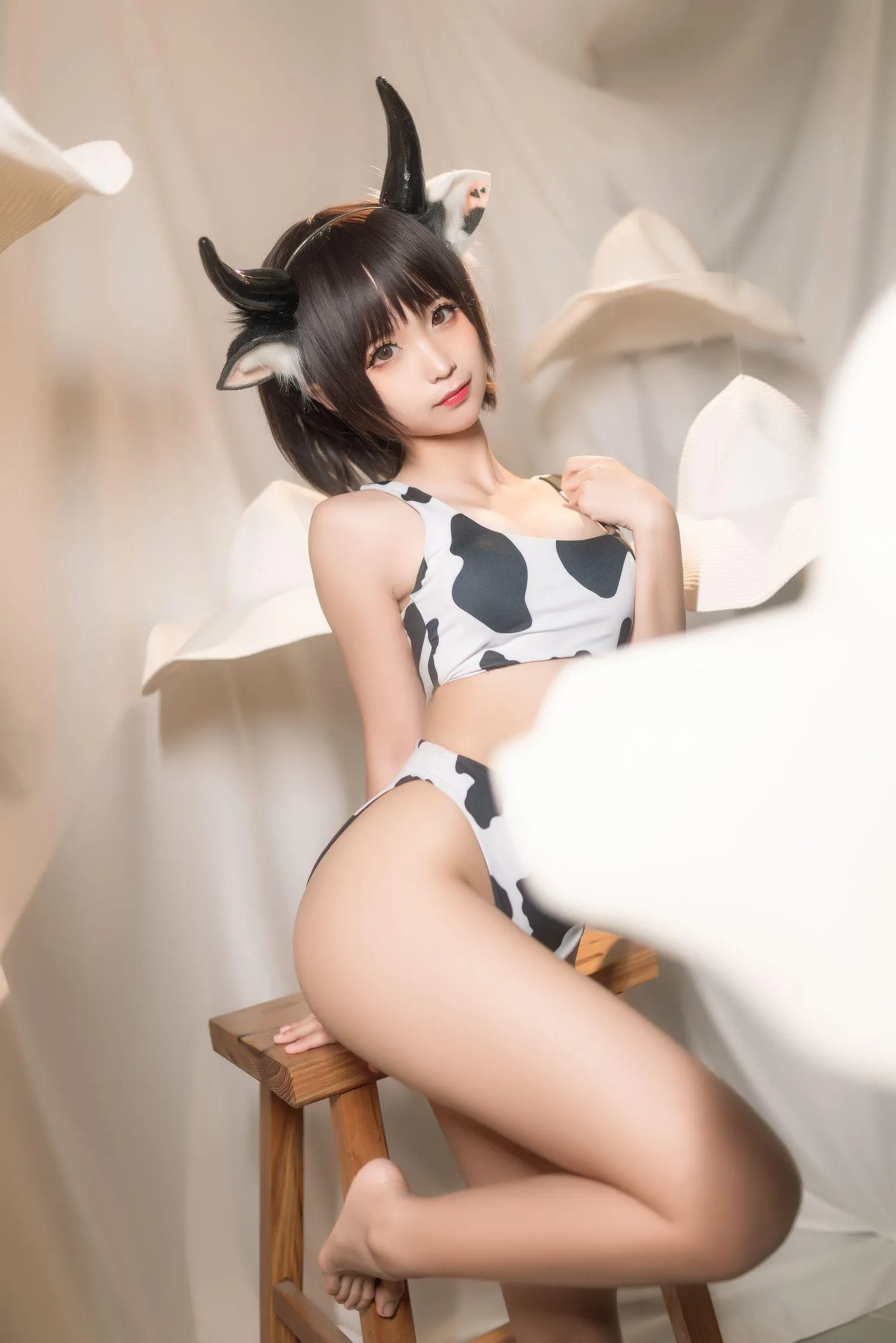 蠢沫沫 NO.082 花花牛 [40P]插图3