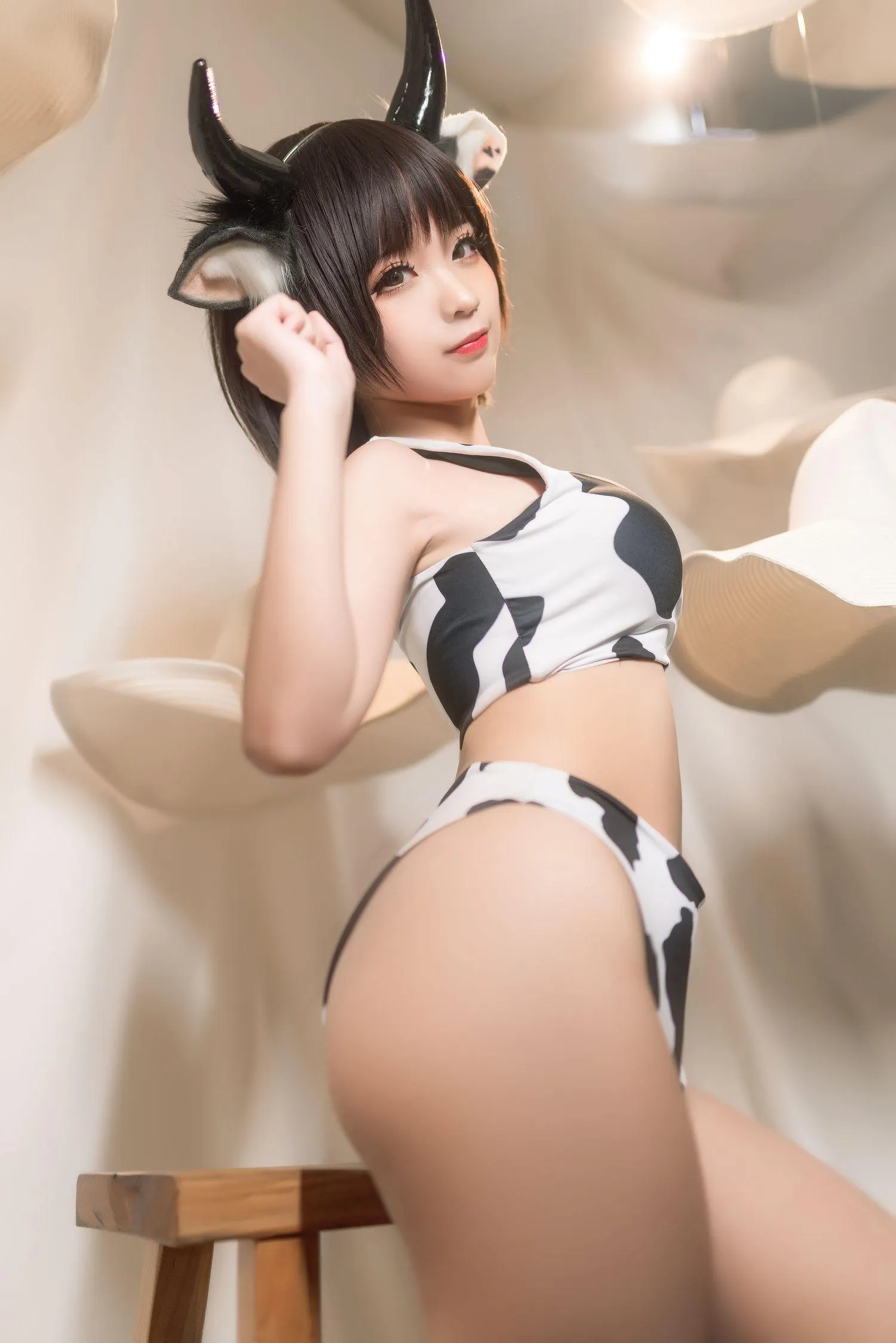 蠢沫沫 NO.082 花花牛 [40P]插图4