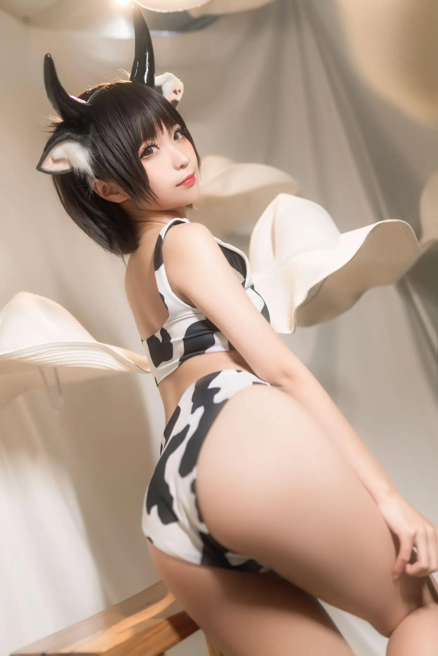 蠢沫沫 NO.082 花花牛 [40P]插图6