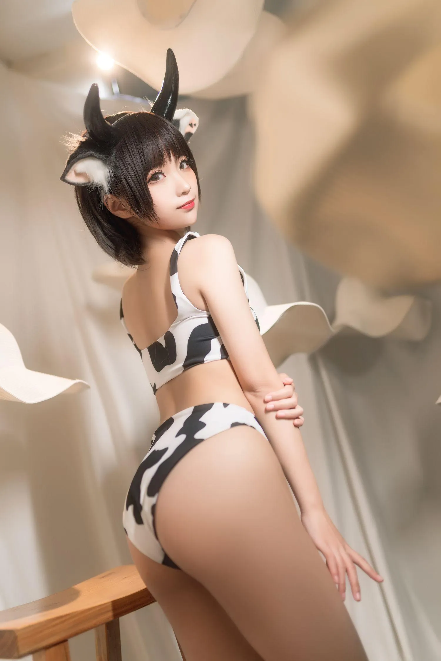 蠢沫沫 NO.082 花花牛 [40P]插图8