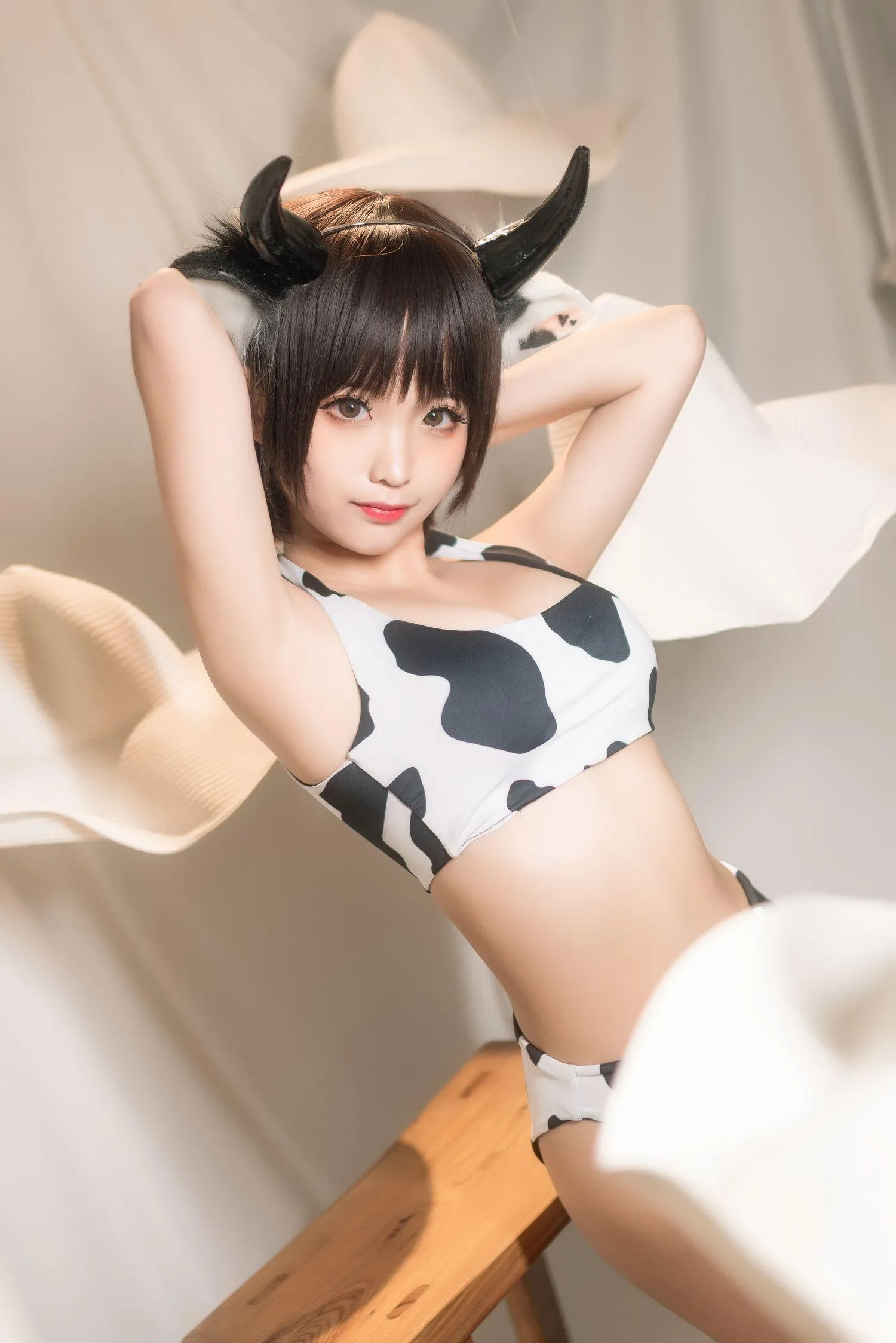 蠢沫沫 NO.082 花花牛 [40P]插图9