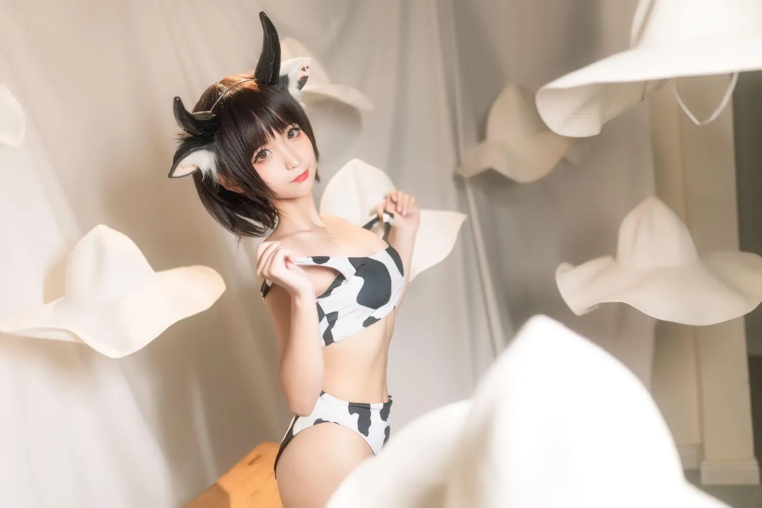 蠢沫沫 NO.082 花花牛 [40P]插图