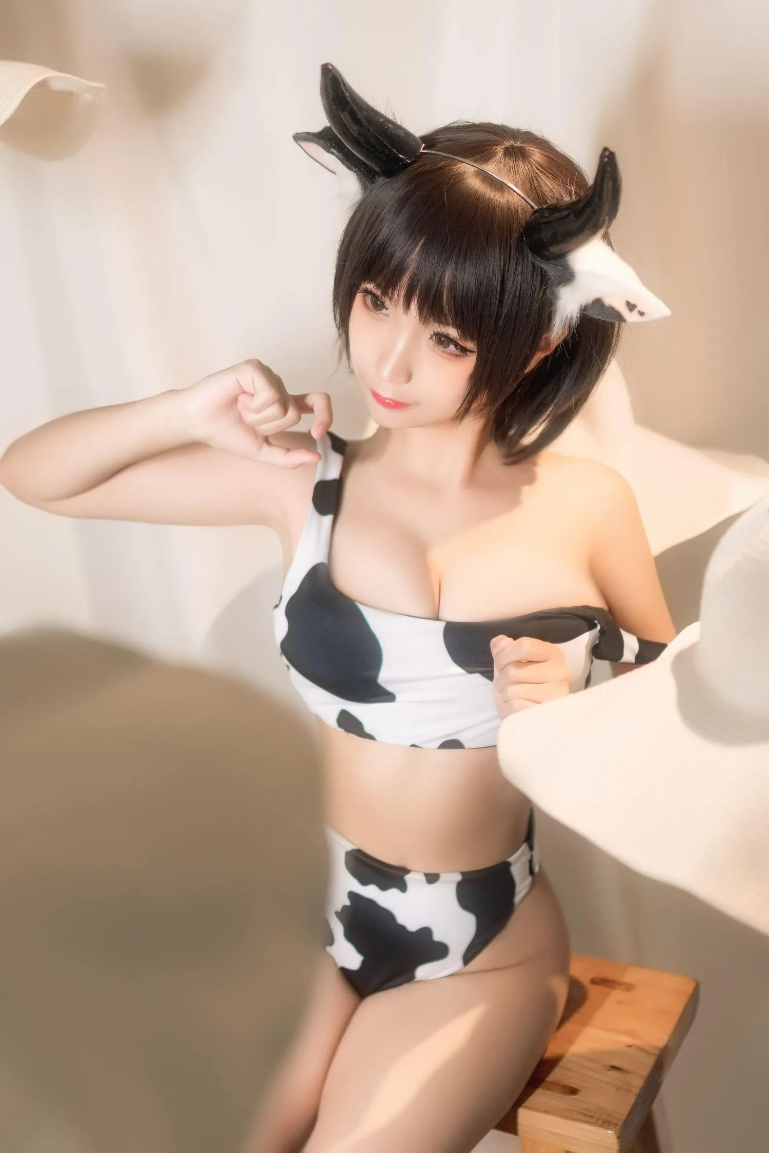 蠢沫沫 NO.082 花花牛 [40P]插图
