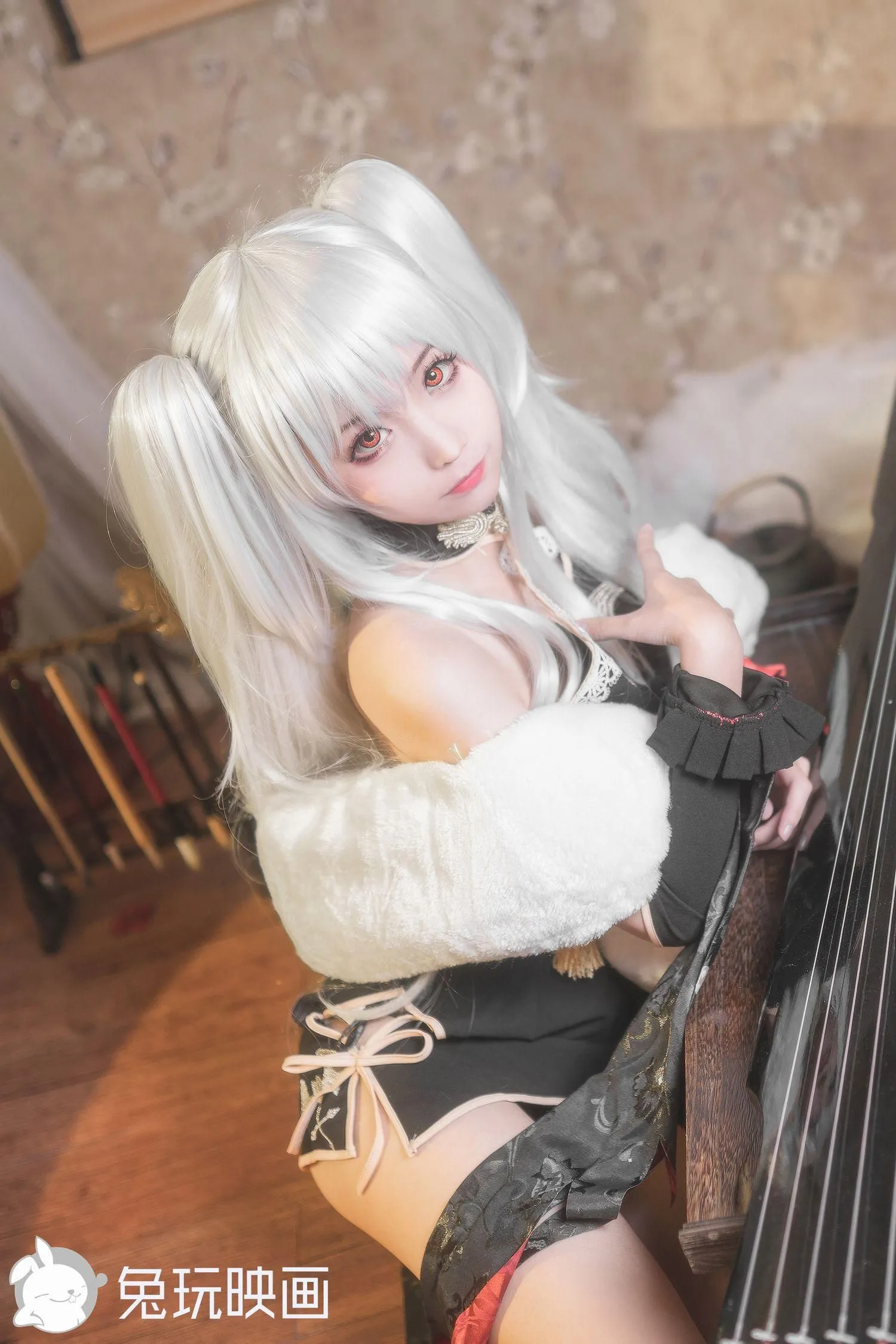 蠢沫沫 NO.093 旗袍萝莉 [50P]插图2