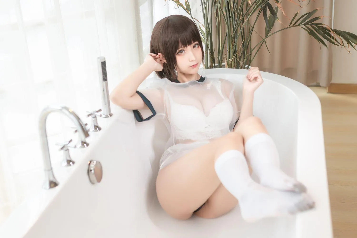 蠢沫沫 NO.094 透明体操服 [40P]插图3