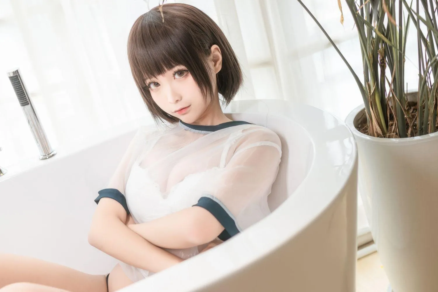 蠢沫沫 NO.094 透明体操服 [40P]插图4