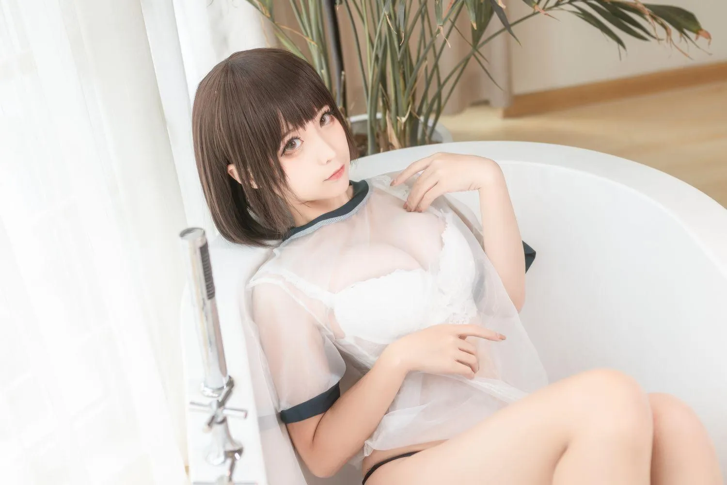 蠢沫沫 NO.094 透明体操服 [40P]插图5