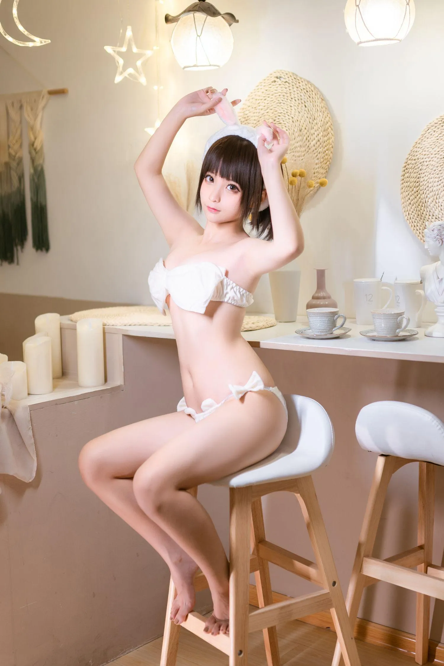 蠢沫沫 NO.095 蝴蝶结内衣 [40P]插图