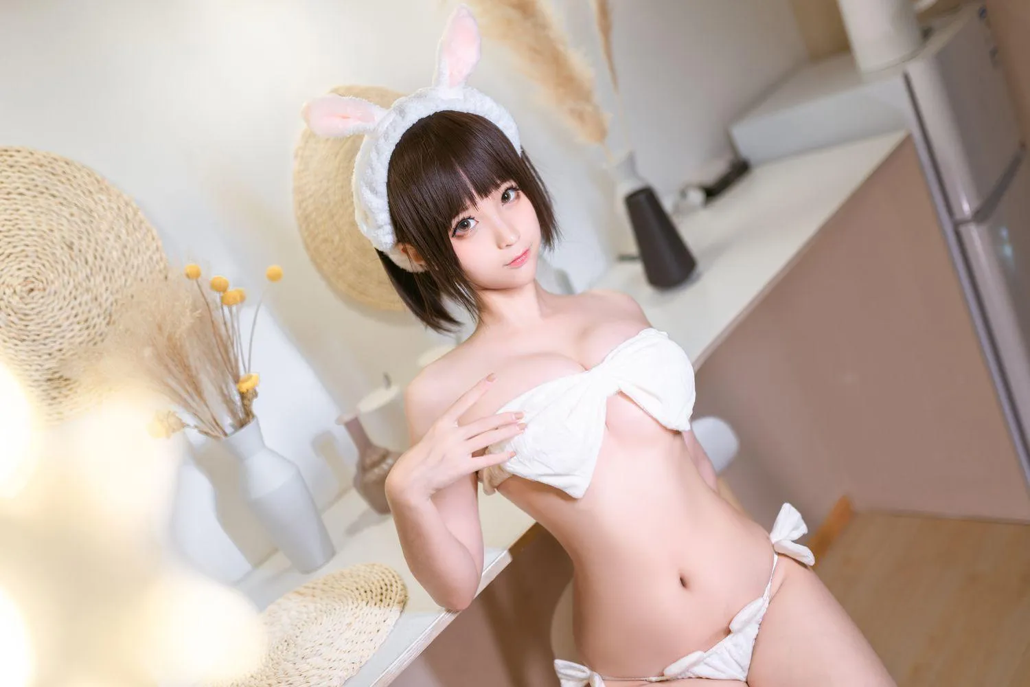 蠢沫沫 NO.095 蝴蝶结内衣 [40P]插图8