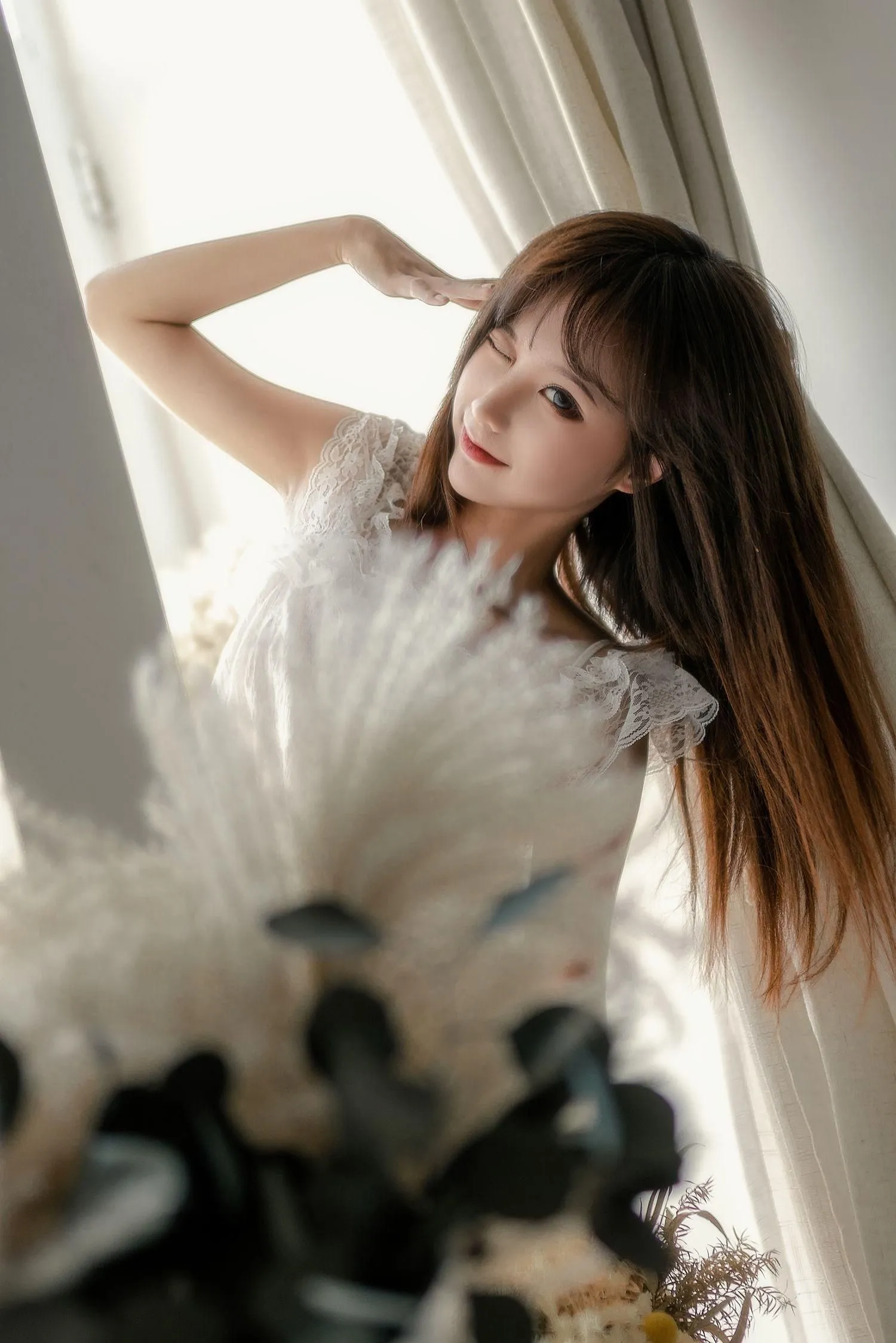 蠢沫沫 NO.104 大象 白睡衣 [33P]插图8