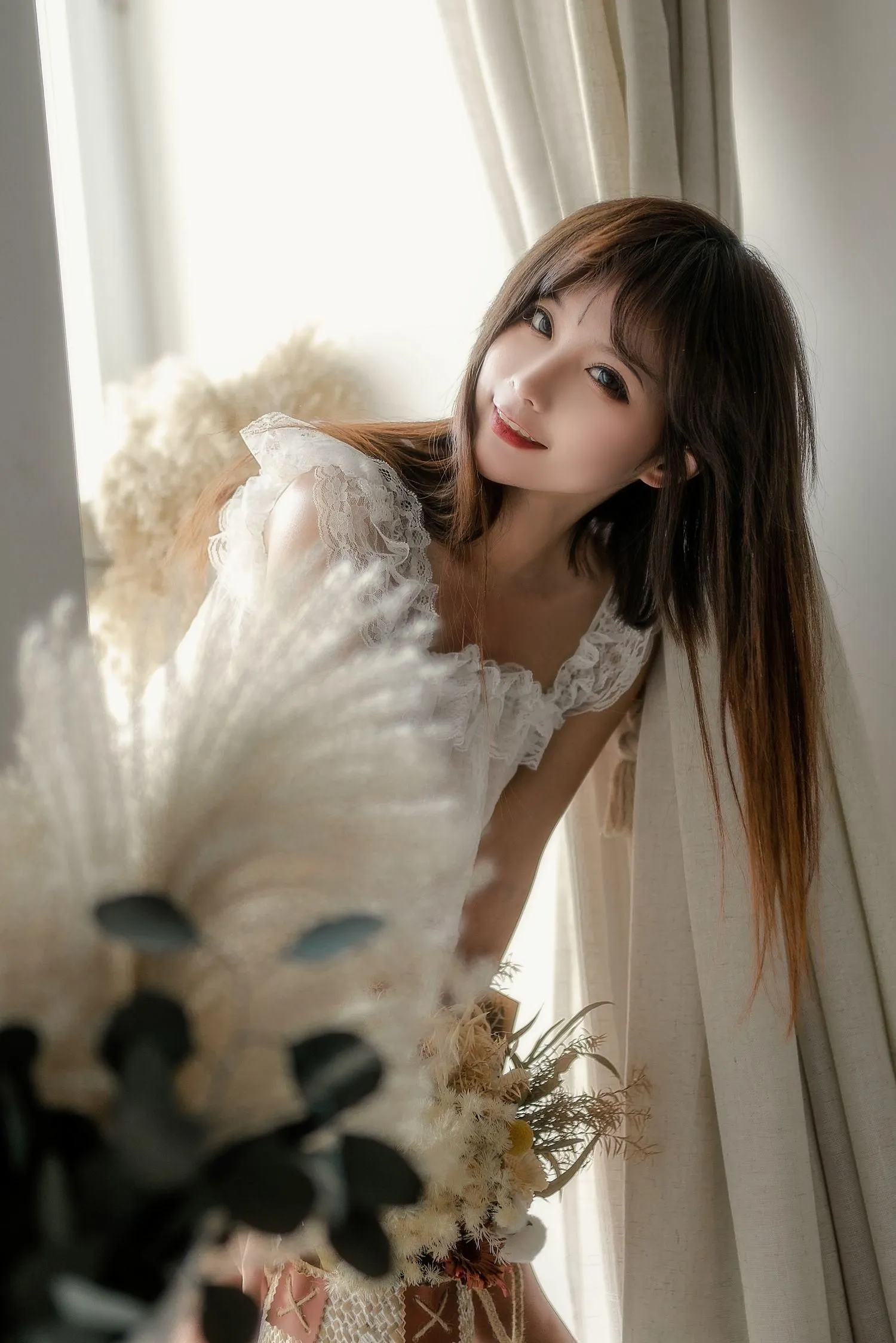 蠢沫沫 NO.104 大象 白睡衣 [33P]插图9