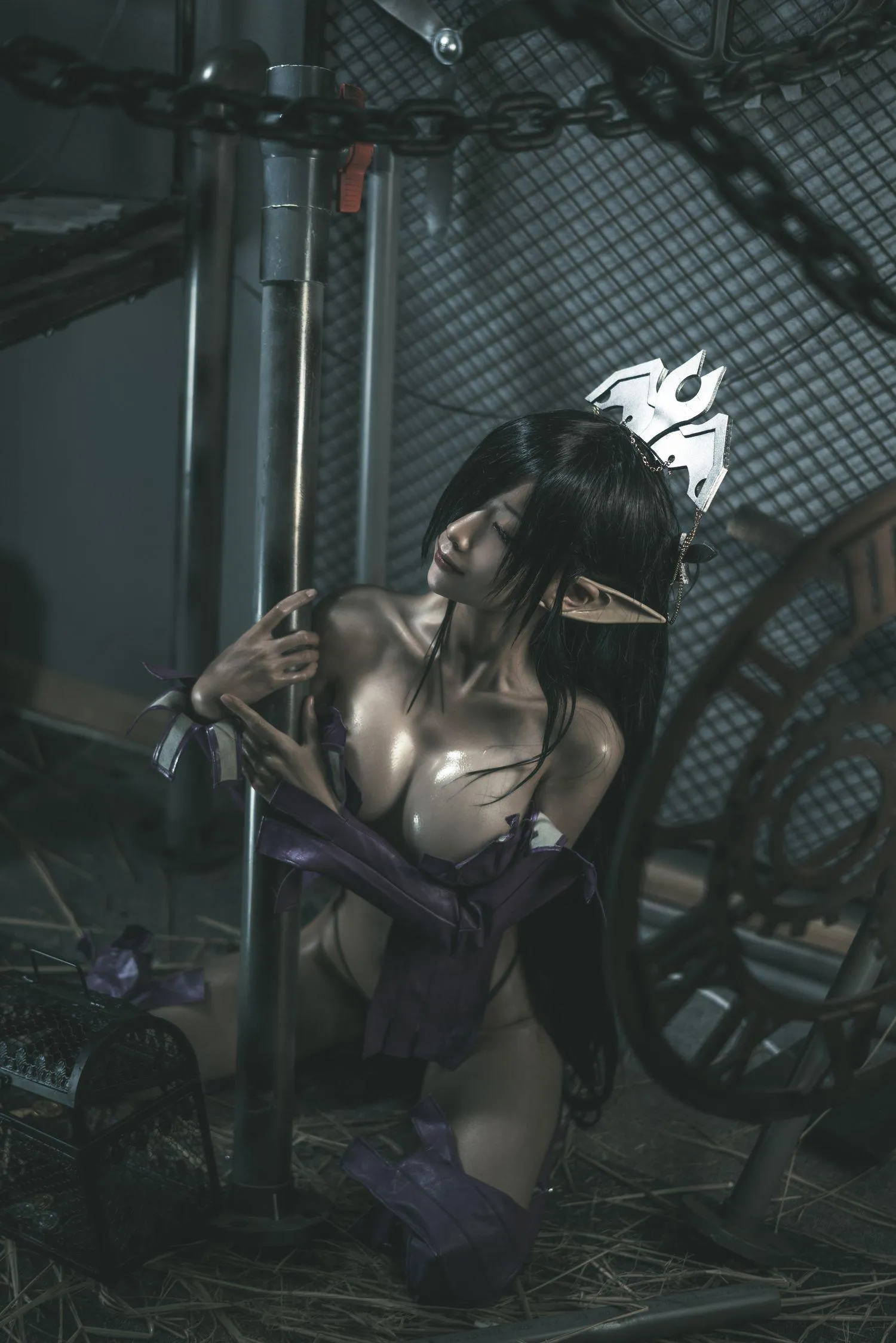 蠢沫沫 NO.121 黑兽 女王3套-原设35p [35P]插图