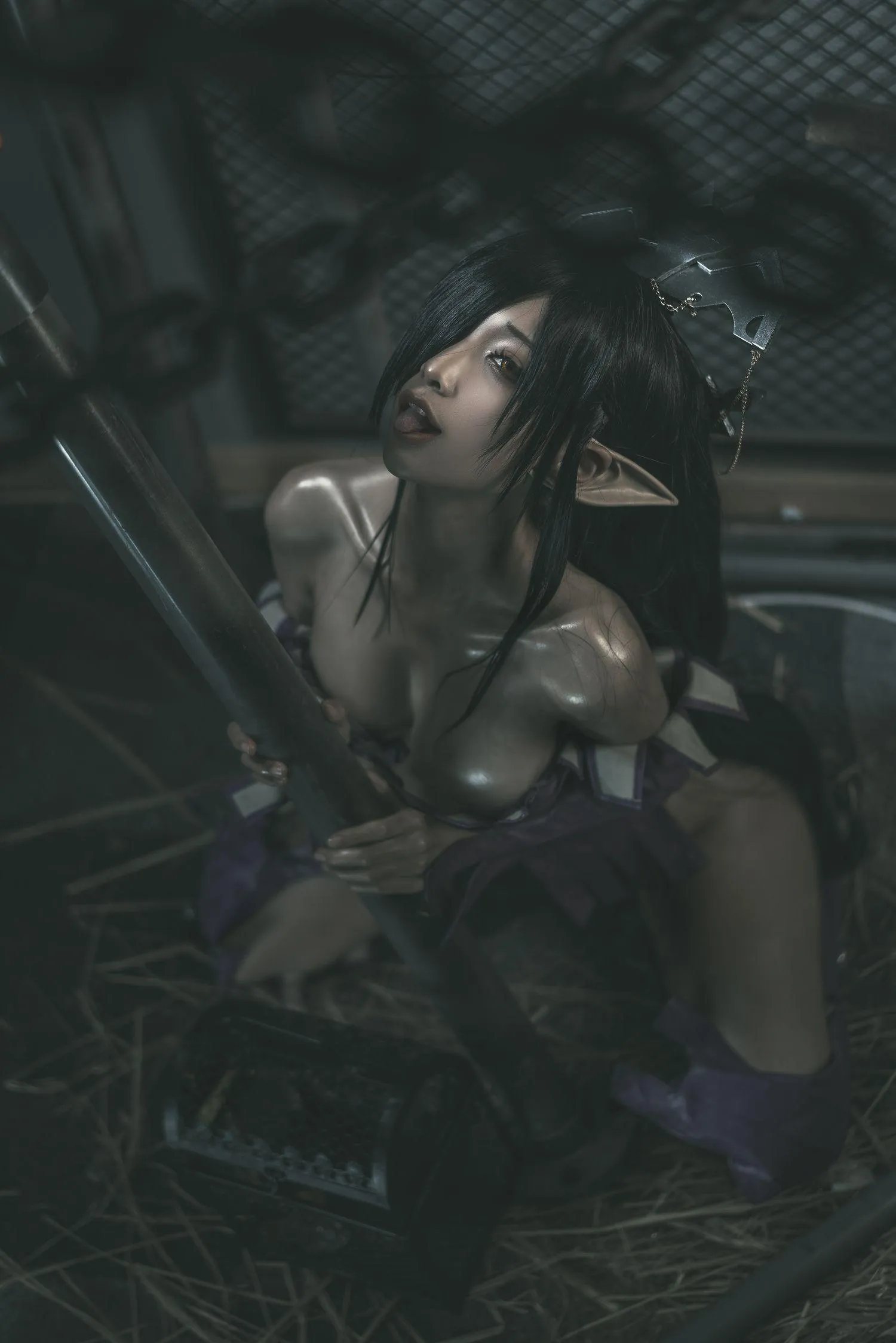 蠢沫沫 NO.121 黑兽 女王3套-原设35p [35P]插图4