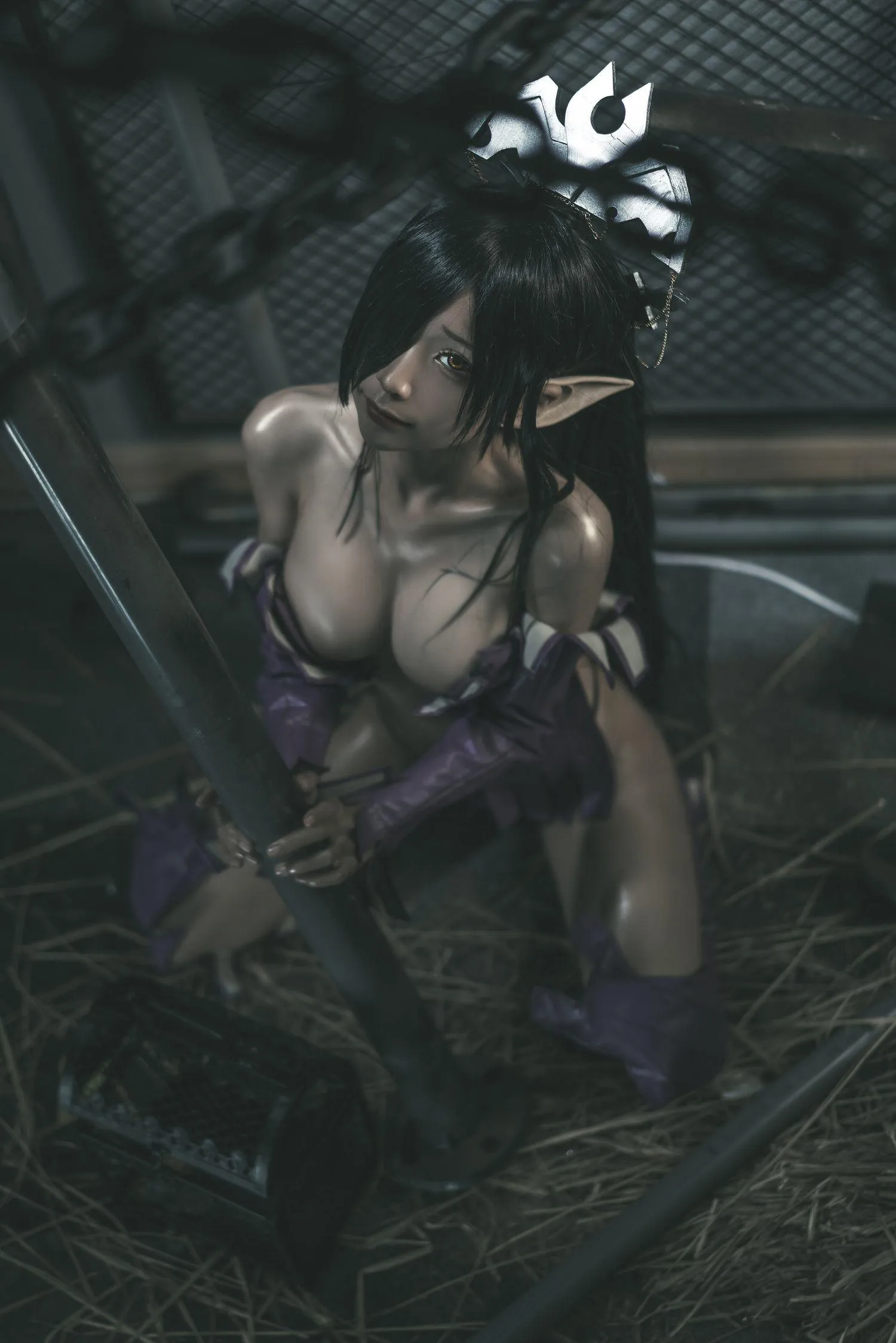 蠢沫沫 NO.121 黑兽 女王3套-原设35p [35P]插图6