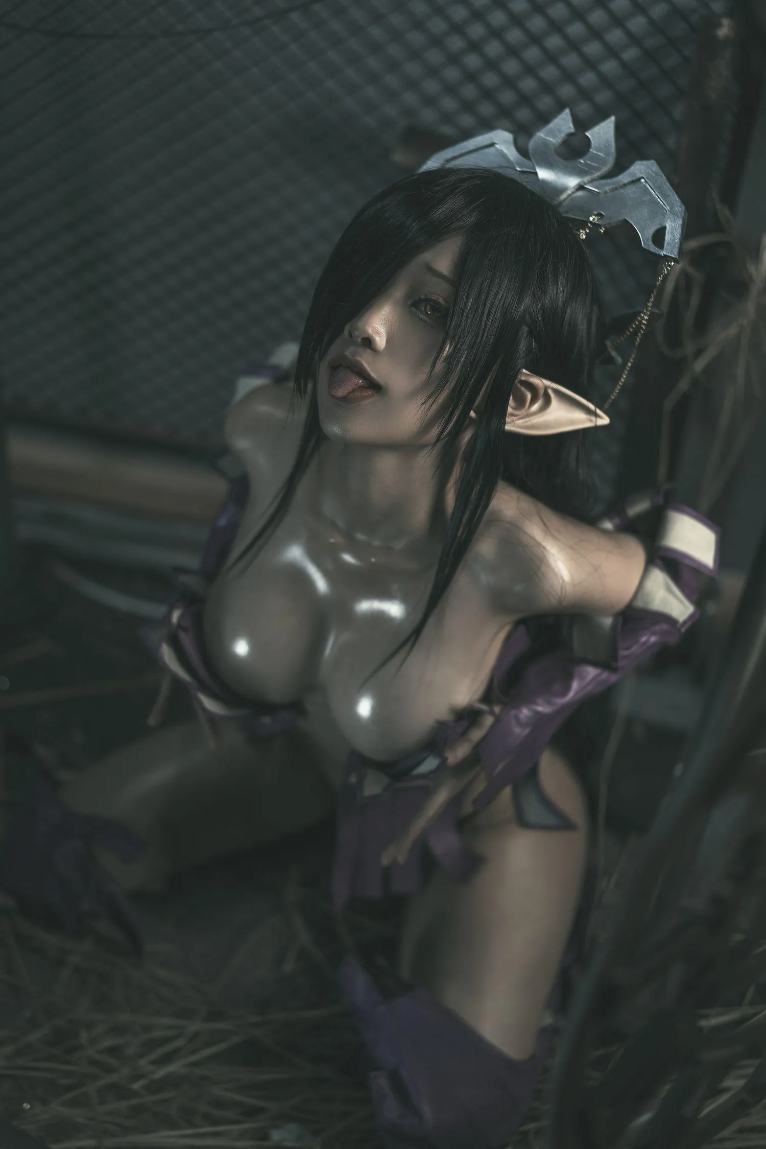 蠢沫沫 NO.121 黑兽 女王3套-原设35p [35P]插图7