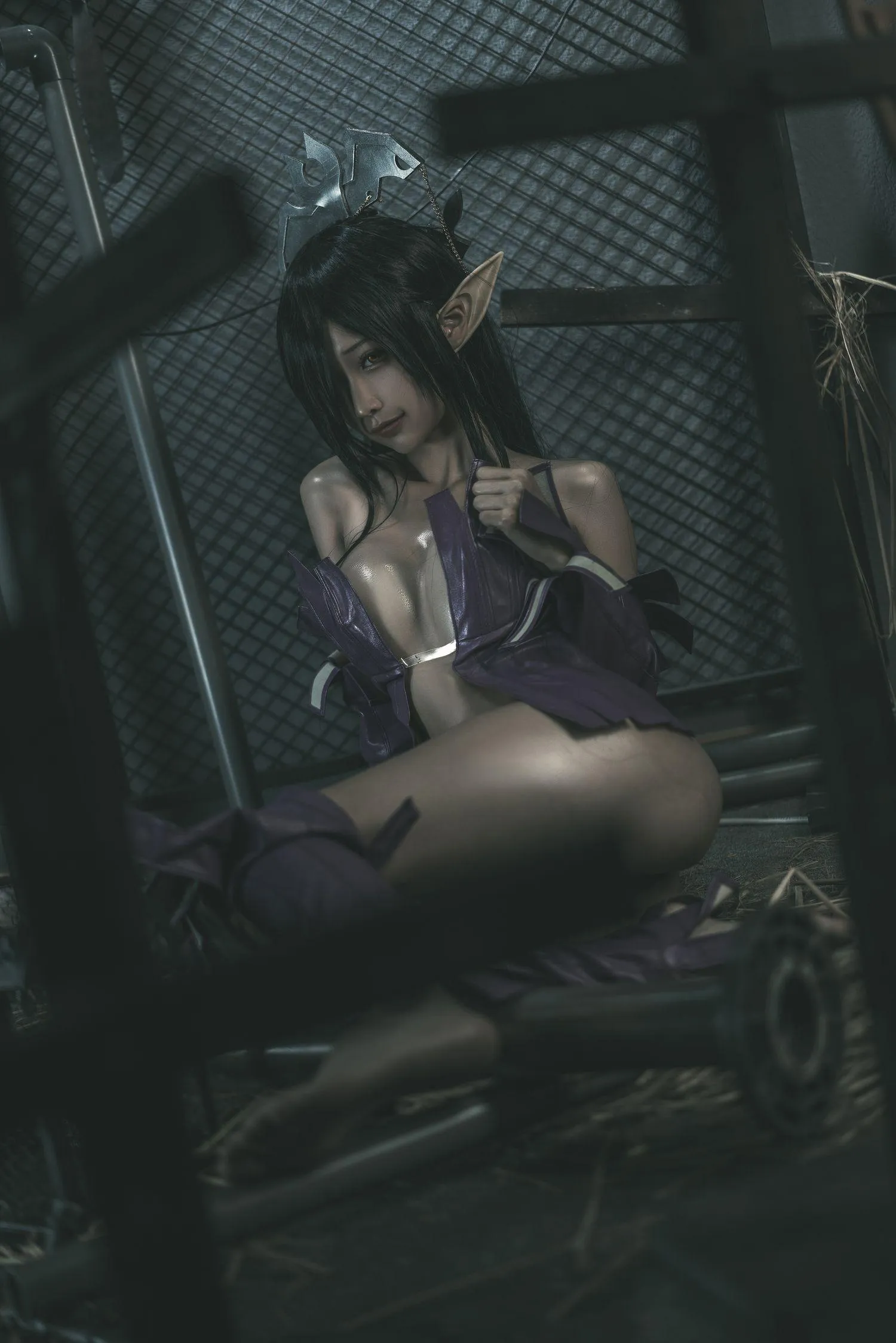 蠢沫沫 NO.121 黑兽 女王3套-原设35p [35P]插图4