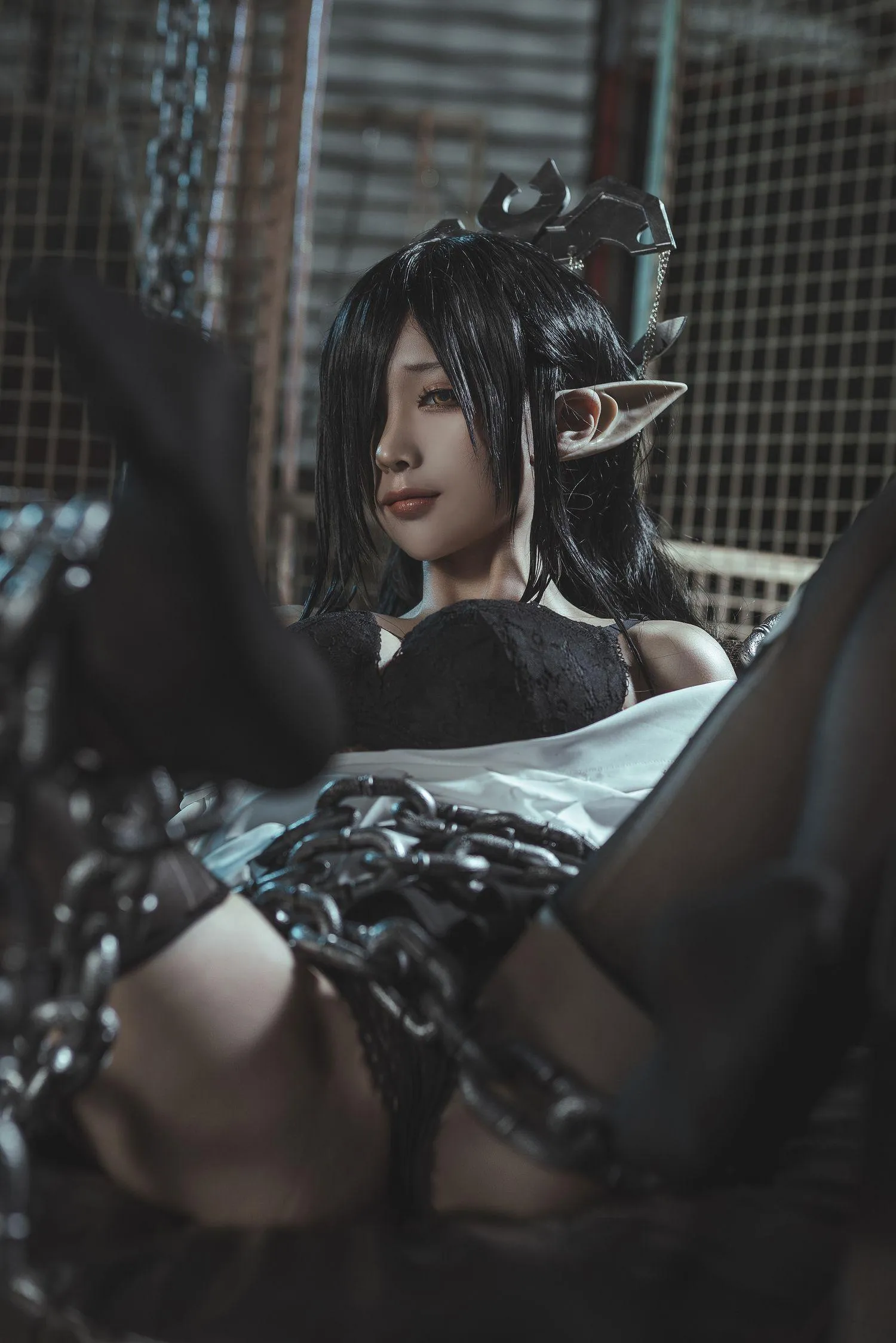 蠢沫沫 NO.121 黑兽 女王3套-ol制服56p [56P]插图4