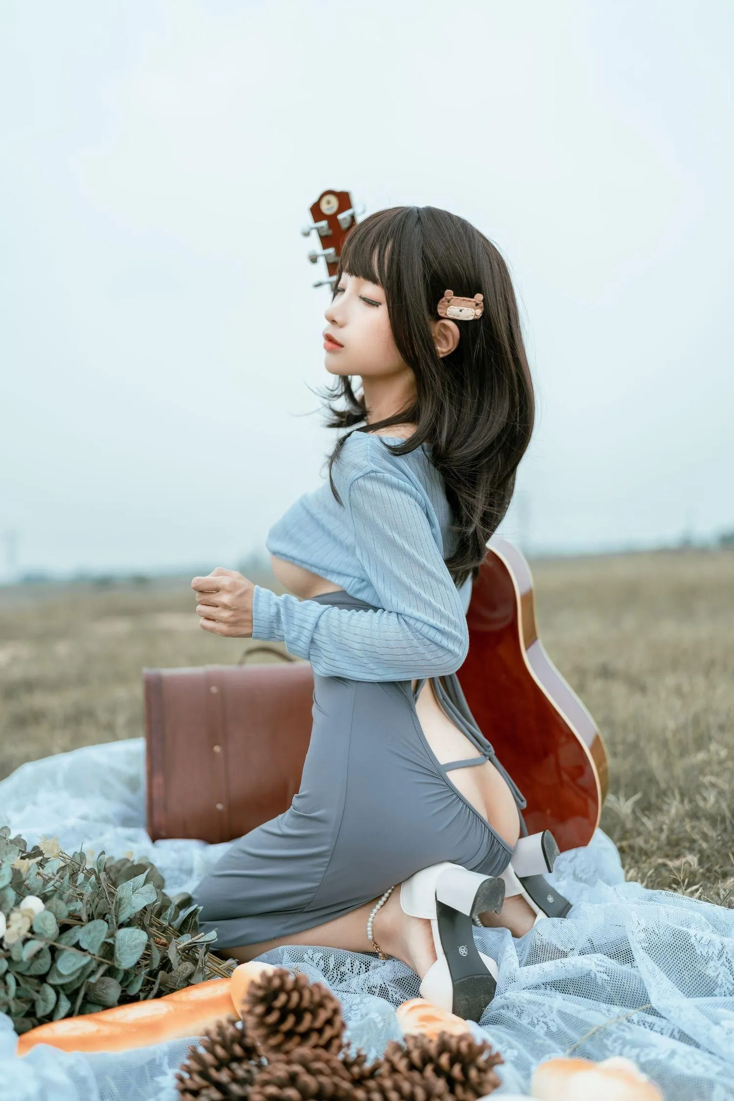 蠢沫沫 NO.122 吉他妹妹 [50P]插图6