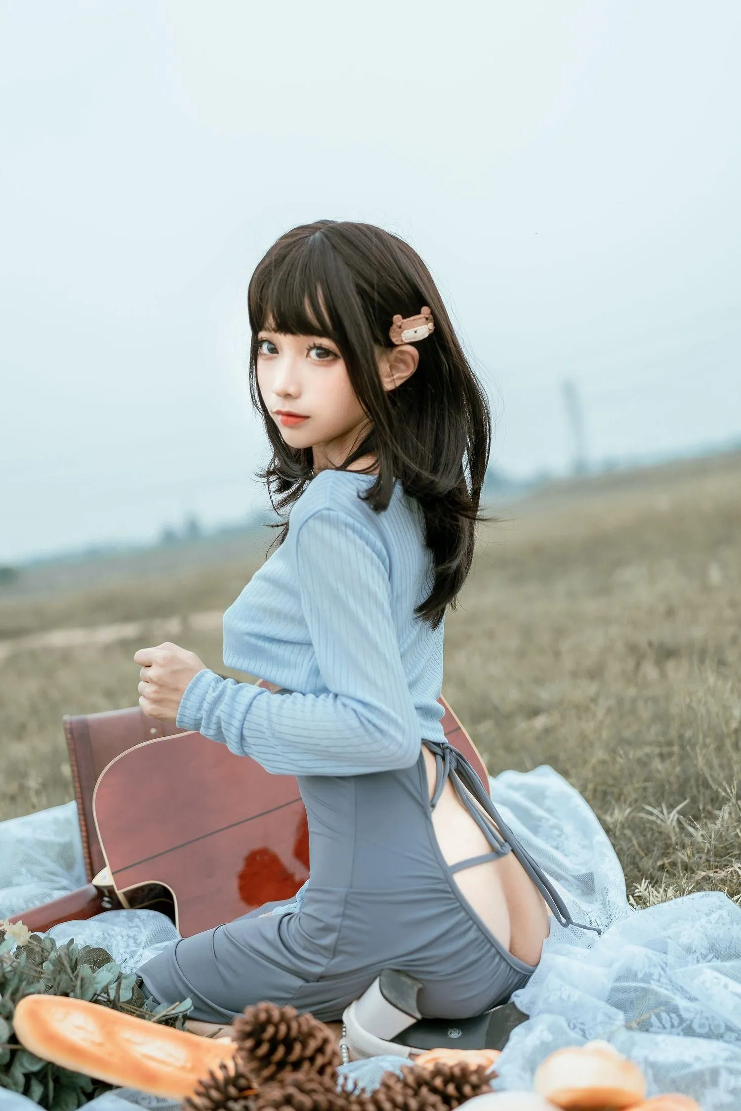 蠢沫沫 NO.122 吉他妹妹 [50P]插图1