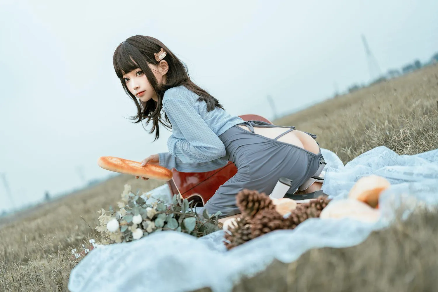 蠢沫沫 NO.122 吉他妹妹 [50P]插图5