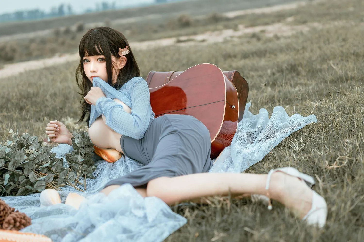 蠢沫沫 NO.122 吉他妹妹 [50P]插图7