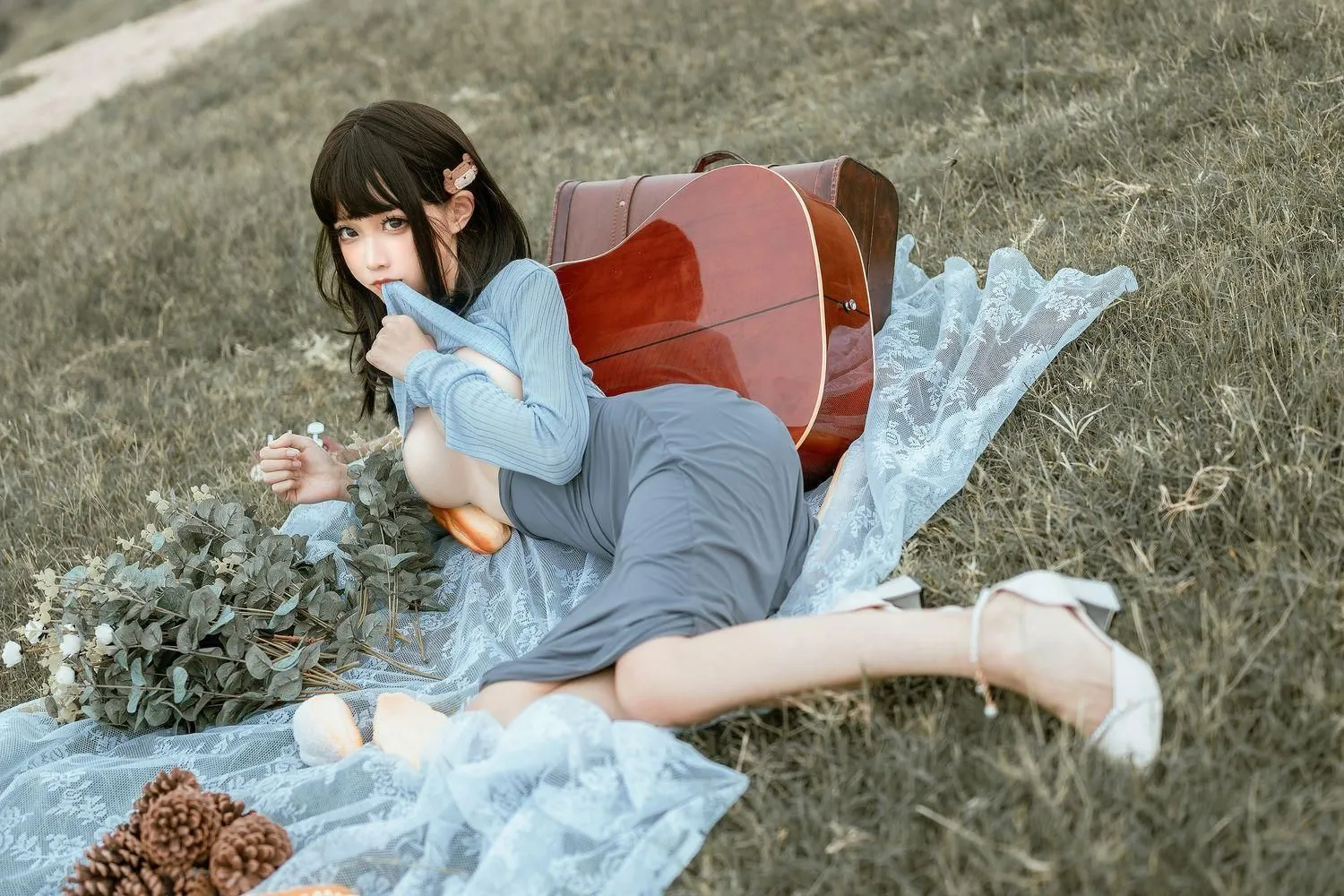 蠢沫沫 NO.122 吉他妹妹 [50P]插图8