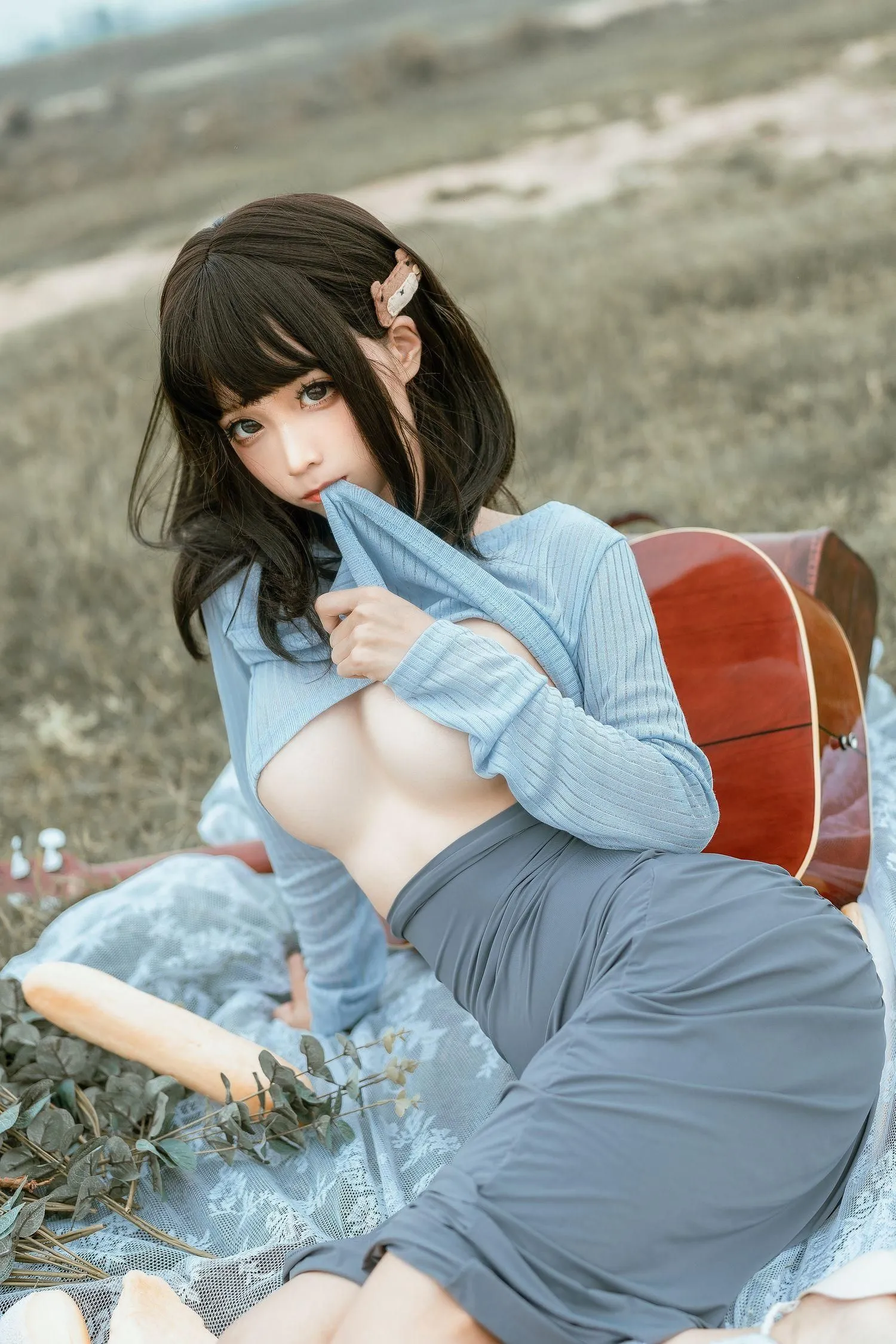蠢沫沫 NO.122 吉他妹妹 [50P]插图4