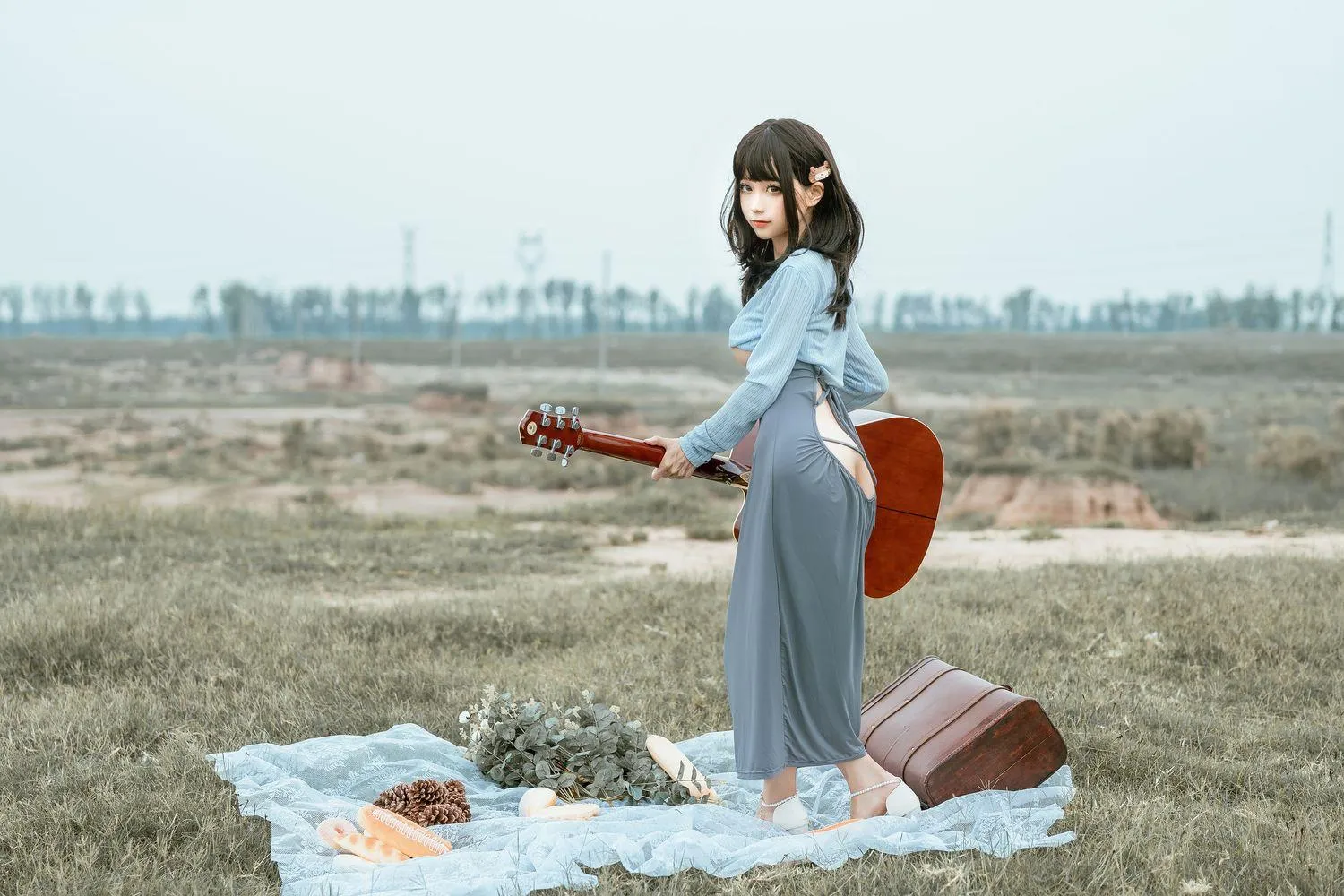 蠢沫沫 NO.122 吉他妹妹 [50P]插图6
