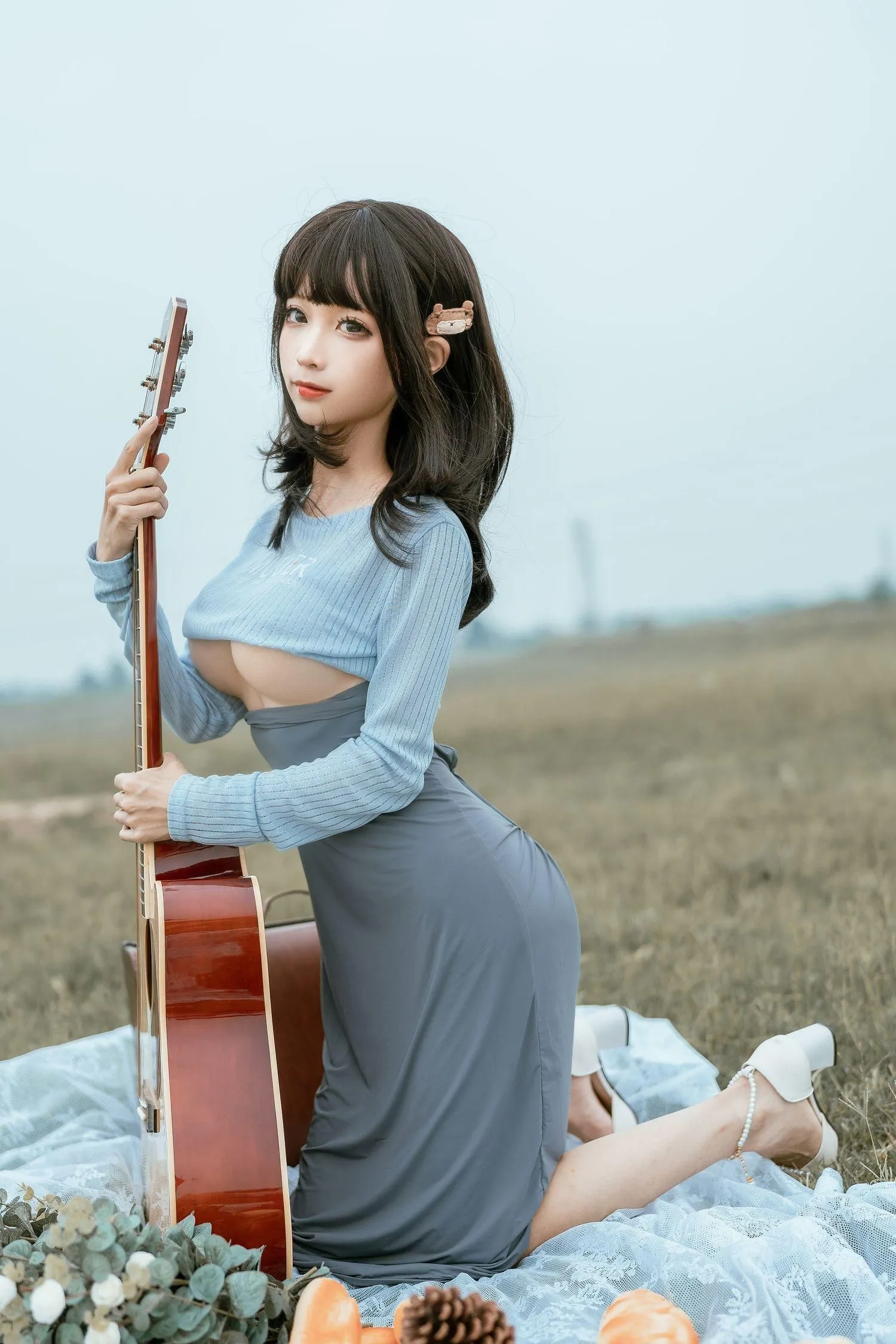 蠢沫沫 NO.122 吉他妹妹 [50P]插图6