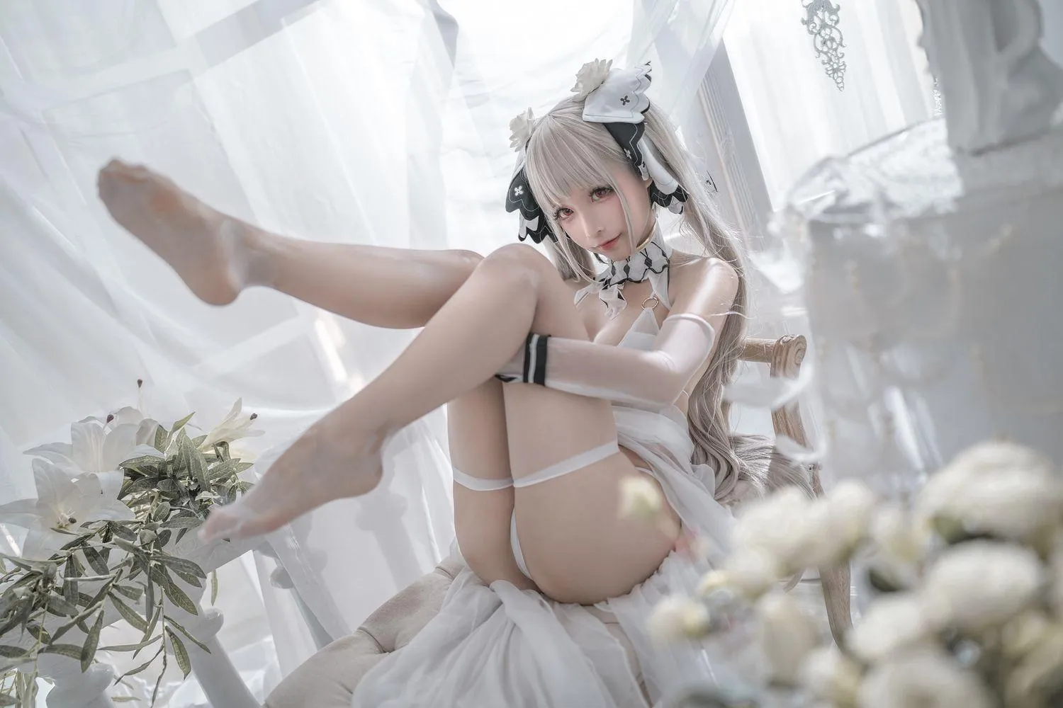 蠢沫沫 NO.134 可畏 婚纱 [57P]插图8