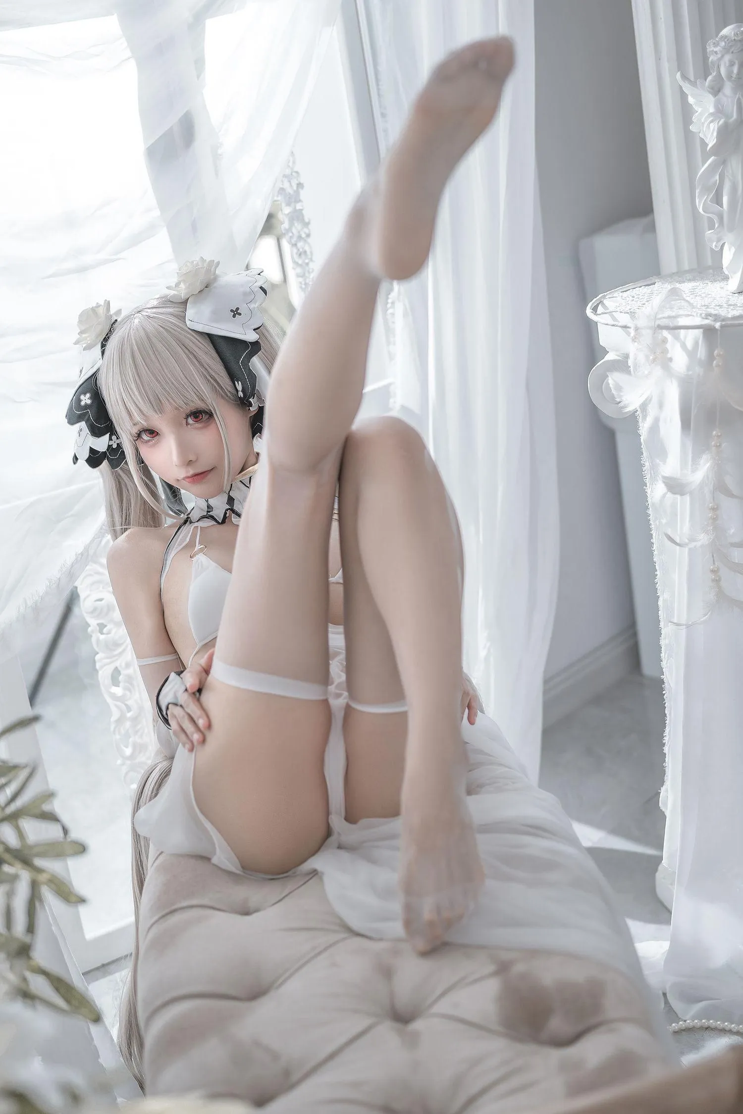 蠢沫沫 NO.134 可畏 婚纱 [57P]插图5