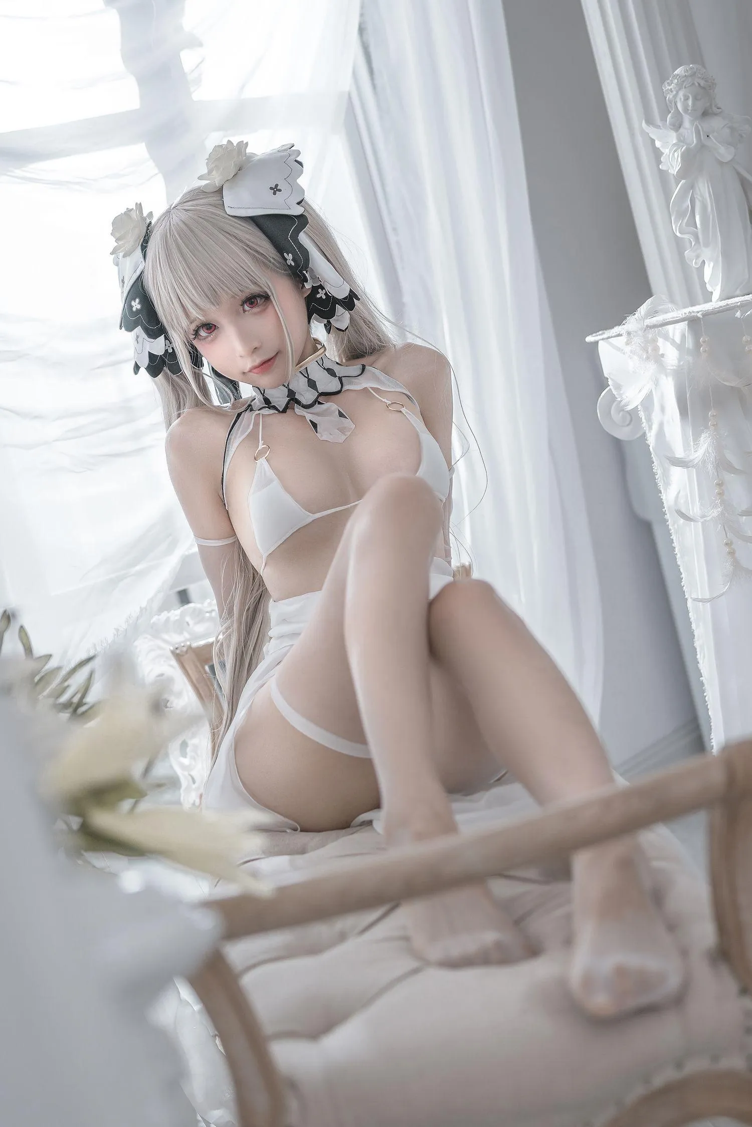 蠢沫沫 NO.134 可畏 婚纱 [57P]插图6