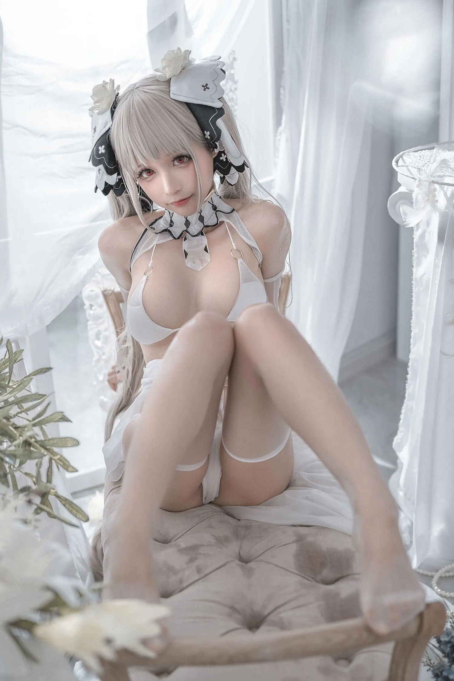 蠢沫沫 NO.134 可畏 婚纱 [57P]插图9