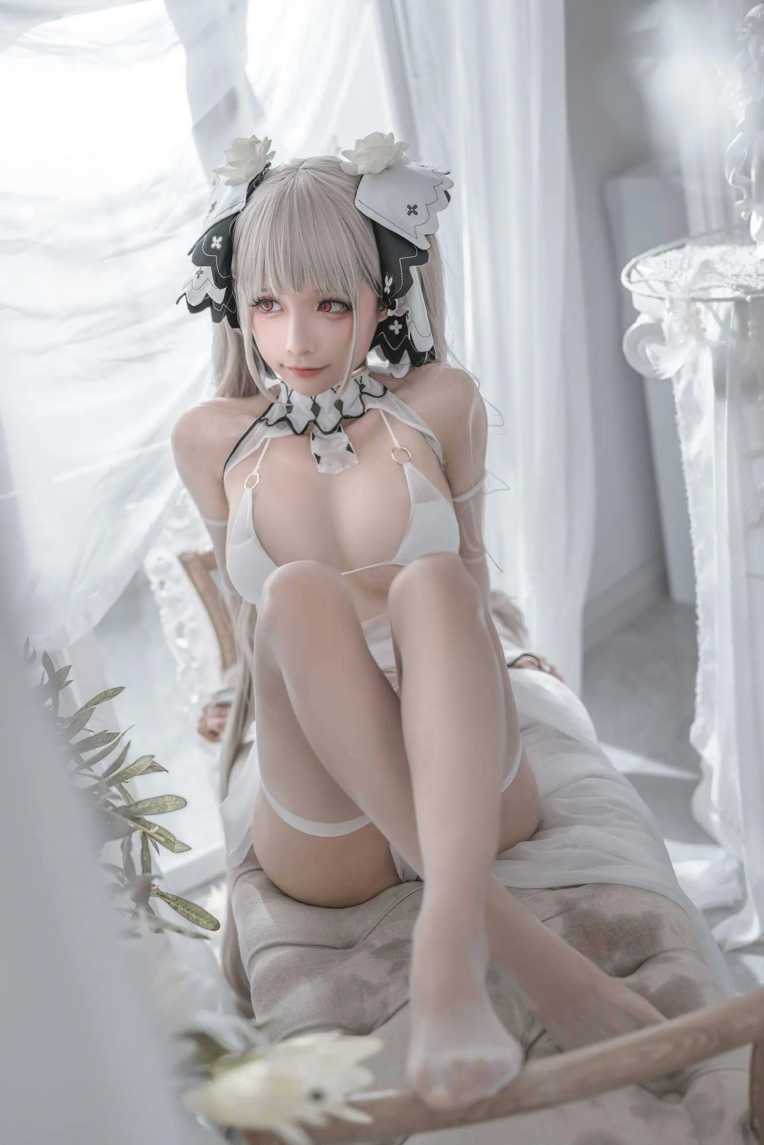 蠢沫沫 NO.134 可畏 婚纱 [57P]插图1