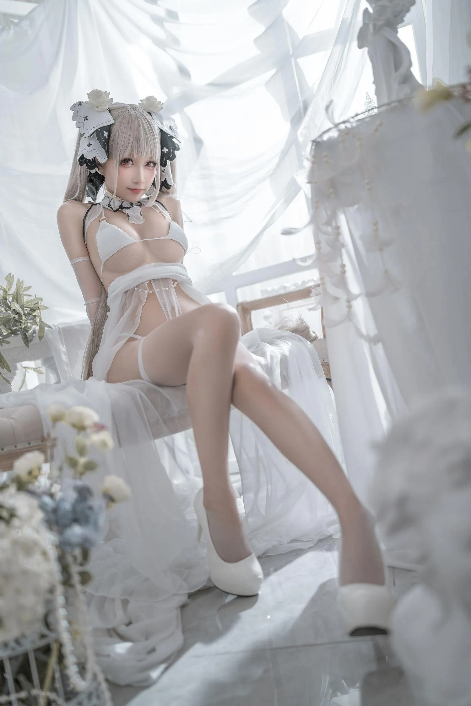 蠢沫沫 NO.134 可畏 婚纱 [57P]插图2