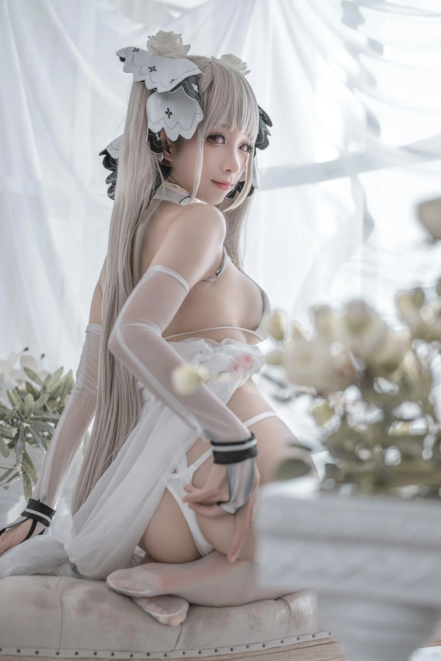 蠢沫沫 NO.134 可畏 婚纱 [57P]插图8