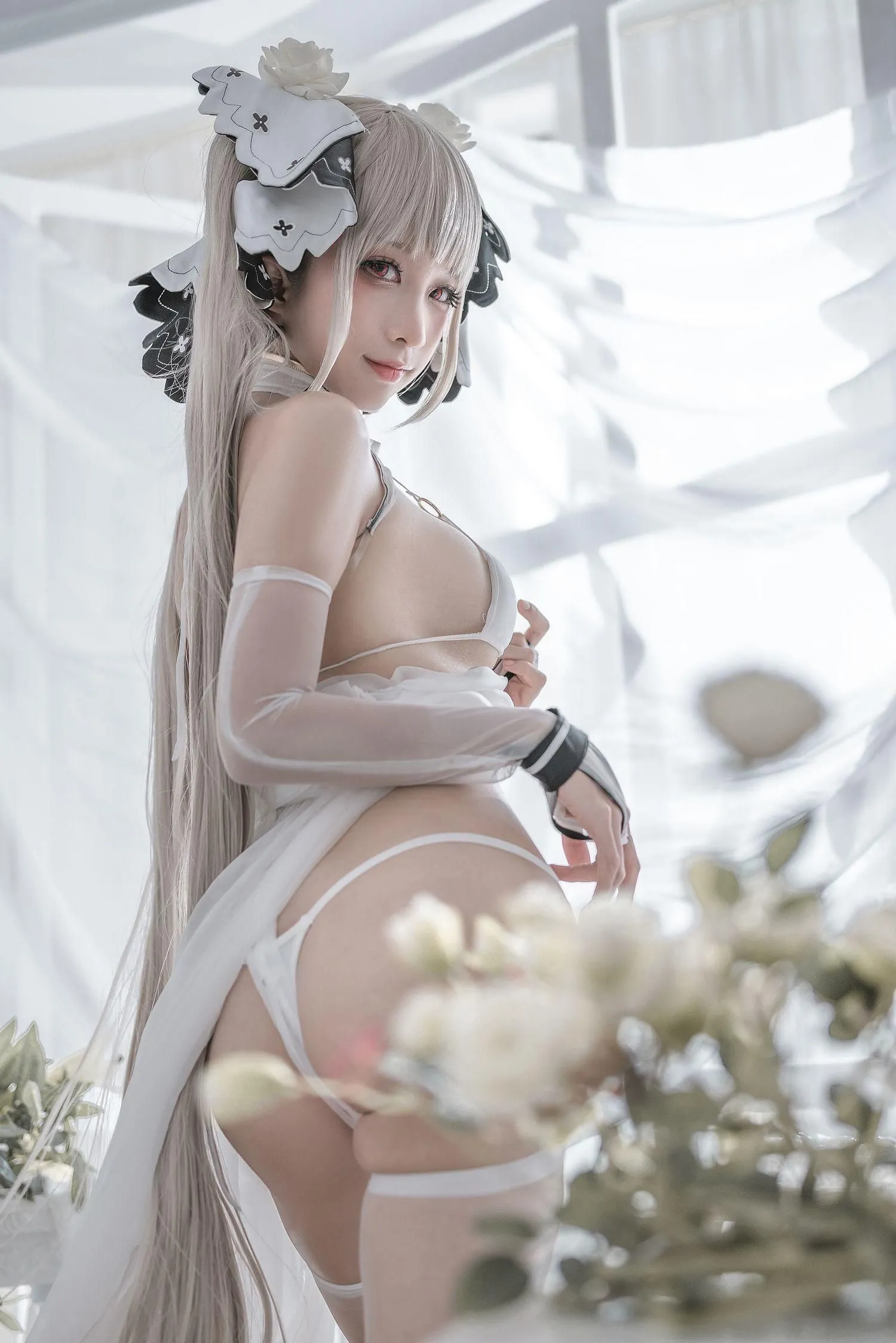 蠢沫沫 NO.134 可畏 婚纱 [57P]插图9