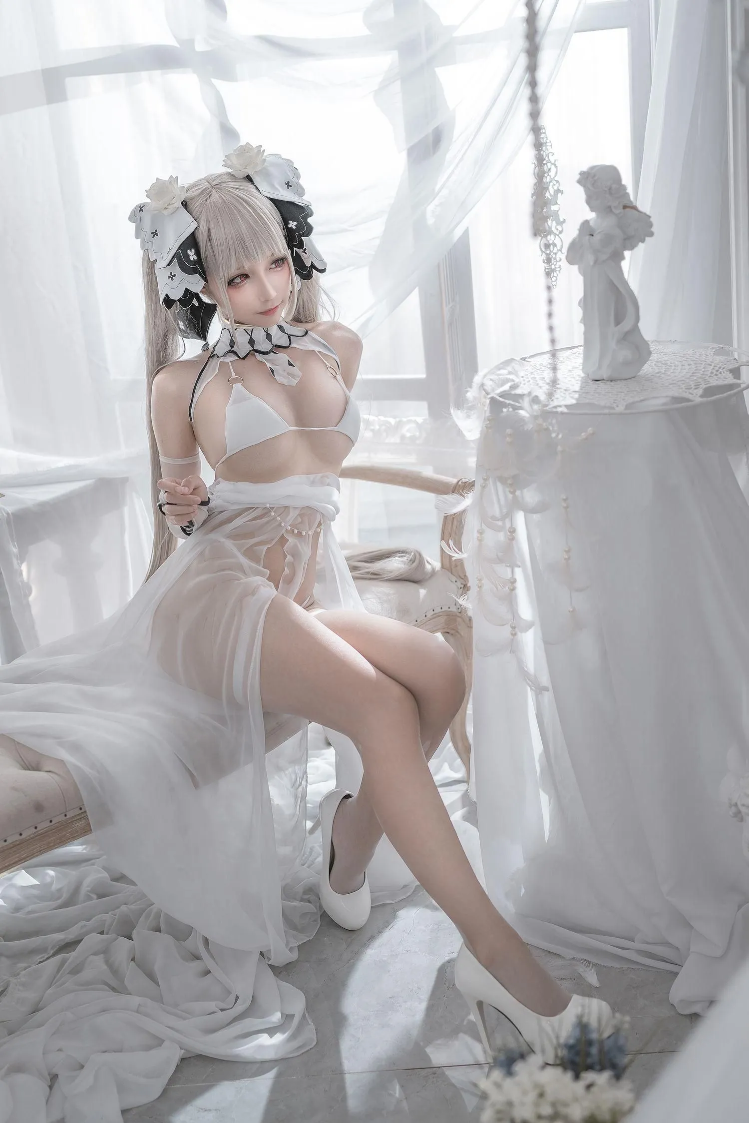 蠢沫沫 NO.134 可畏 婚纱 [57P]插图3