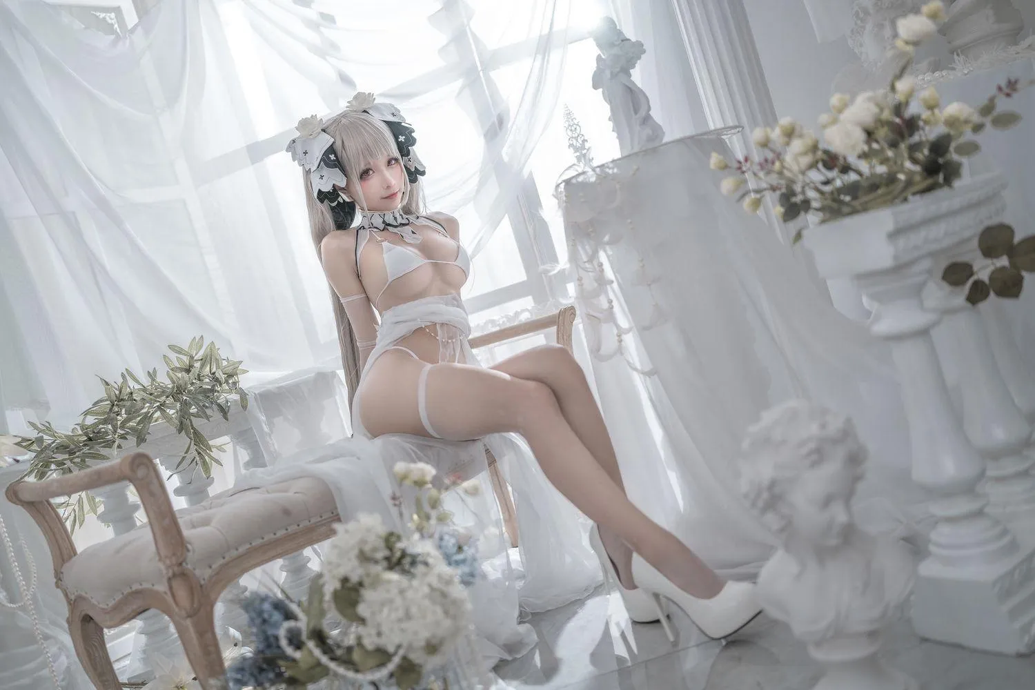 蠢沫沫 NO.134 可畏 婚纱 [57P]插图2
