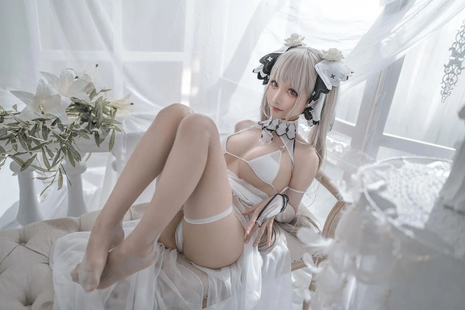 蠢沫沫 NO.134 可畏 婚纱 [57P]插图5