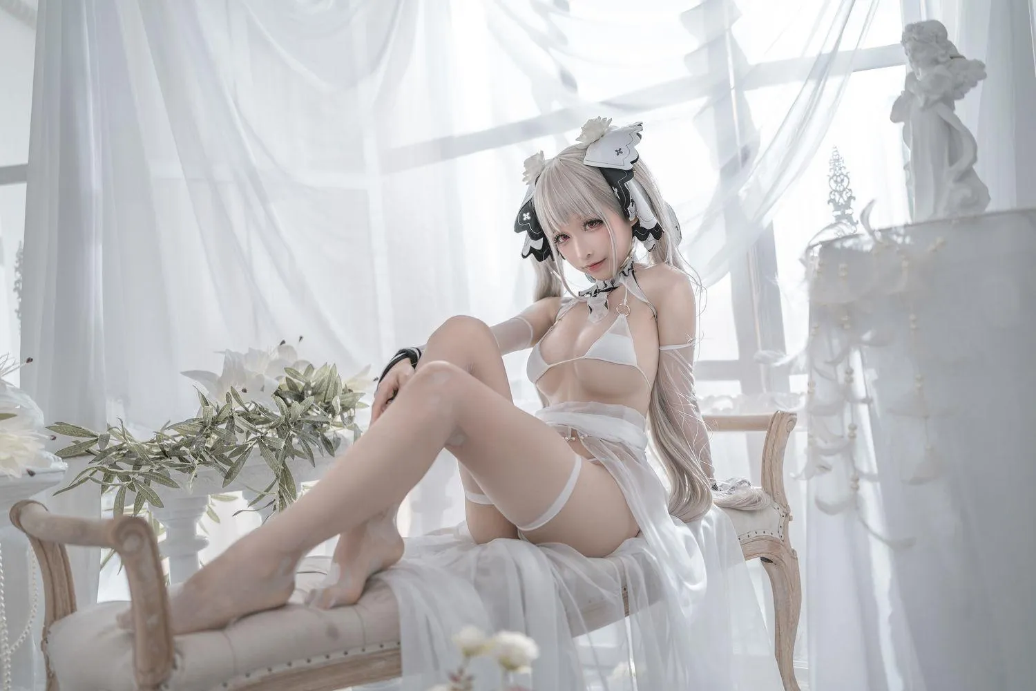 蠢沫沫 NO.134 可畏 婚纱 [57P]插图6