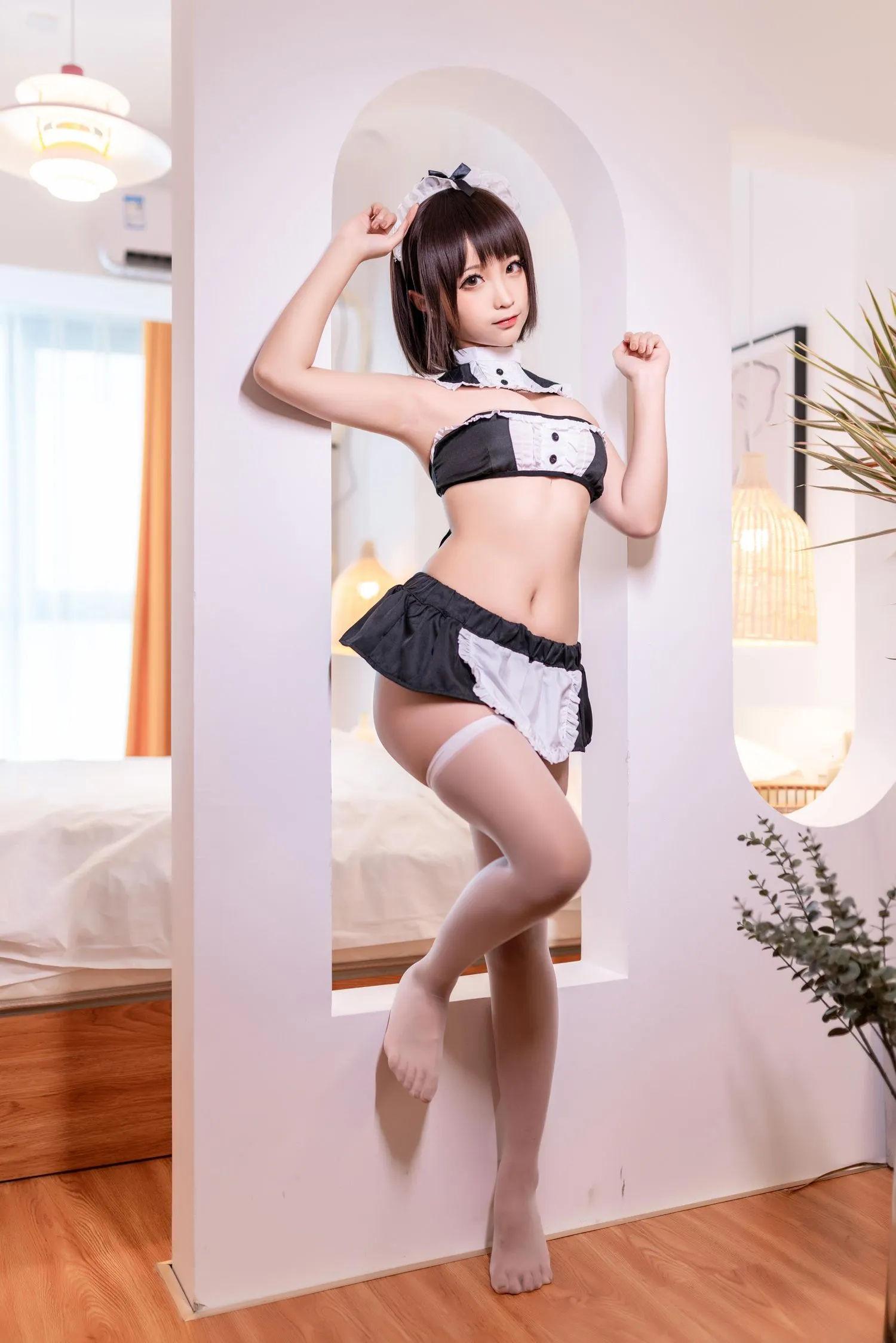 蠢沫沫 NO.167 沫沫真爱版 撩汉女仆 [40P]插图4