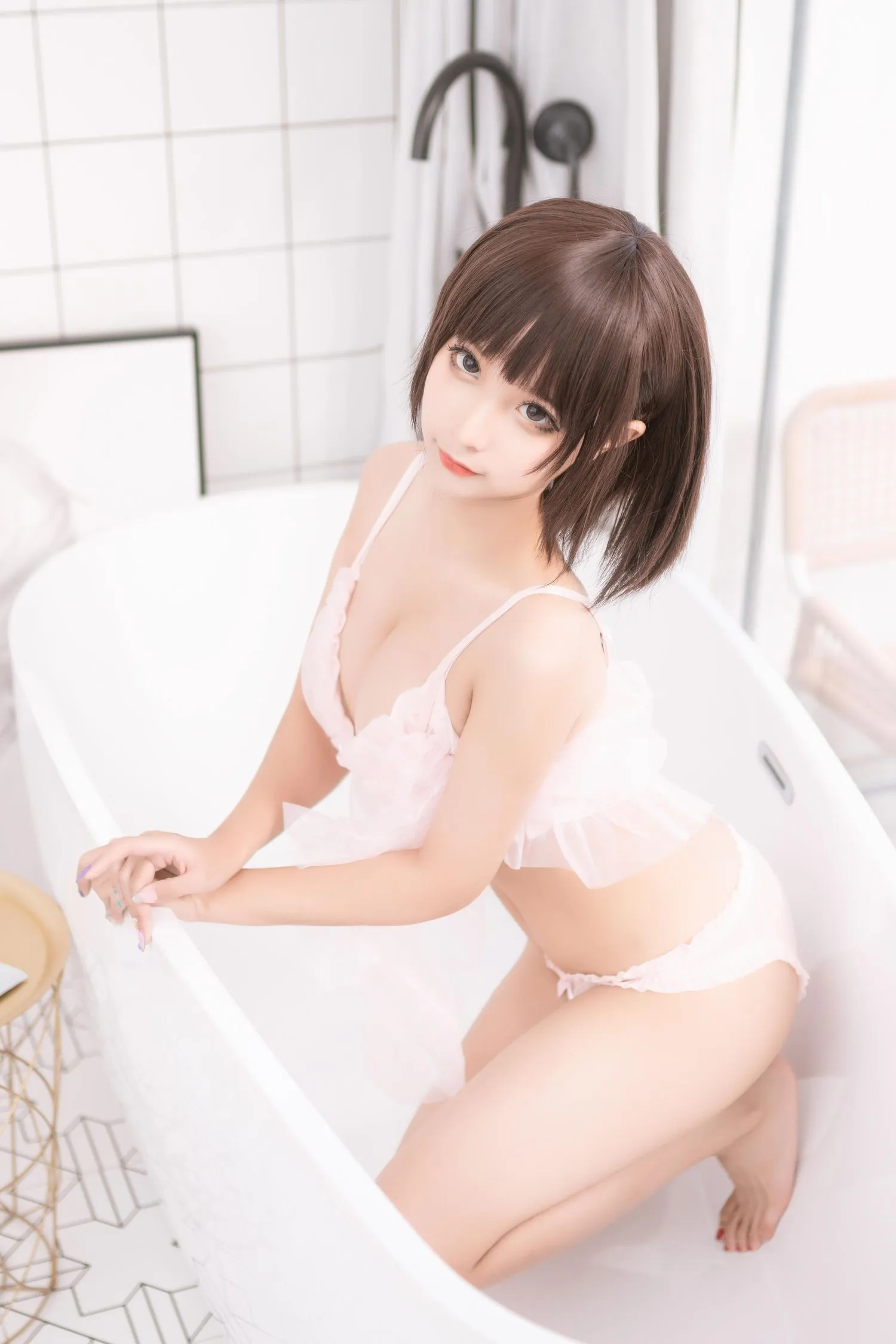 蠢沫沫 NO.169 沫沫真爱版 粉纱 [40P]插图8