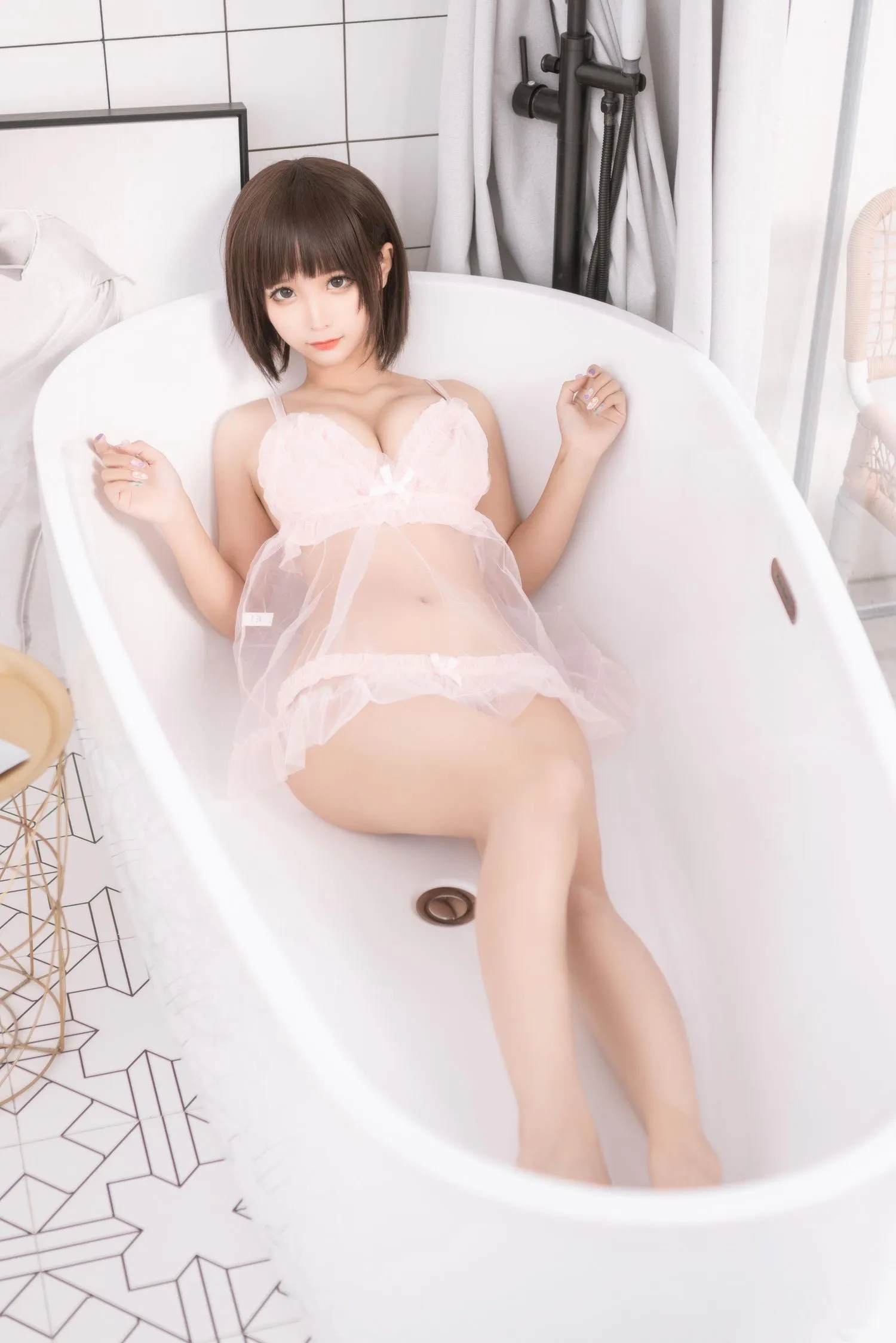 蠢沫沫 NO.169 沫沫真爱版 粉纱 [40P]插图2